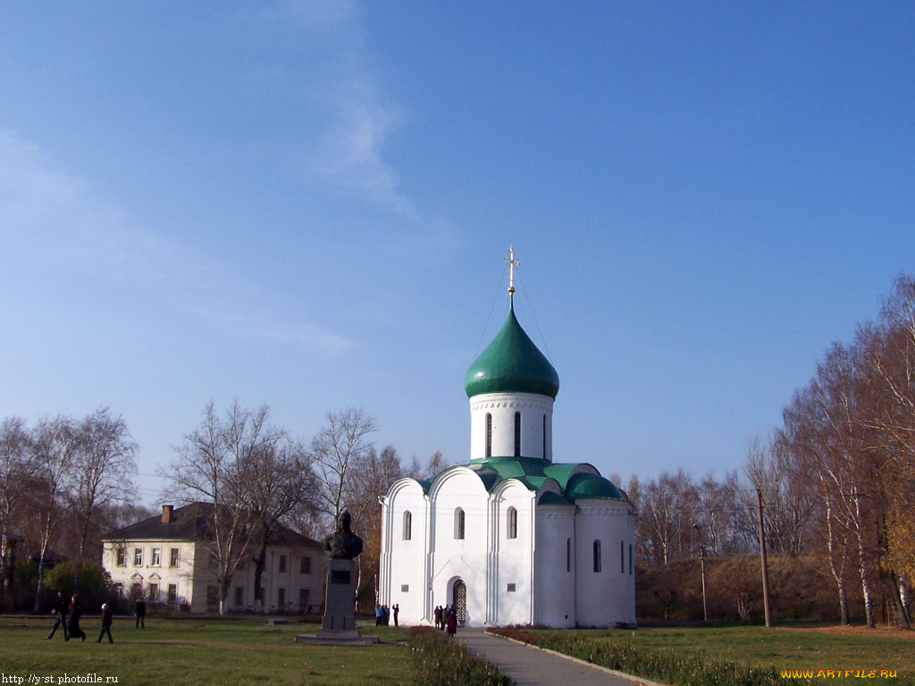 переславль, спасо, преображенский, собор, xii, века, города, православные, церкви, монастыри