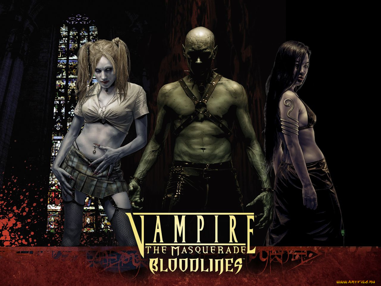 vampire, the, masquerade, bloodlines, видео, игры