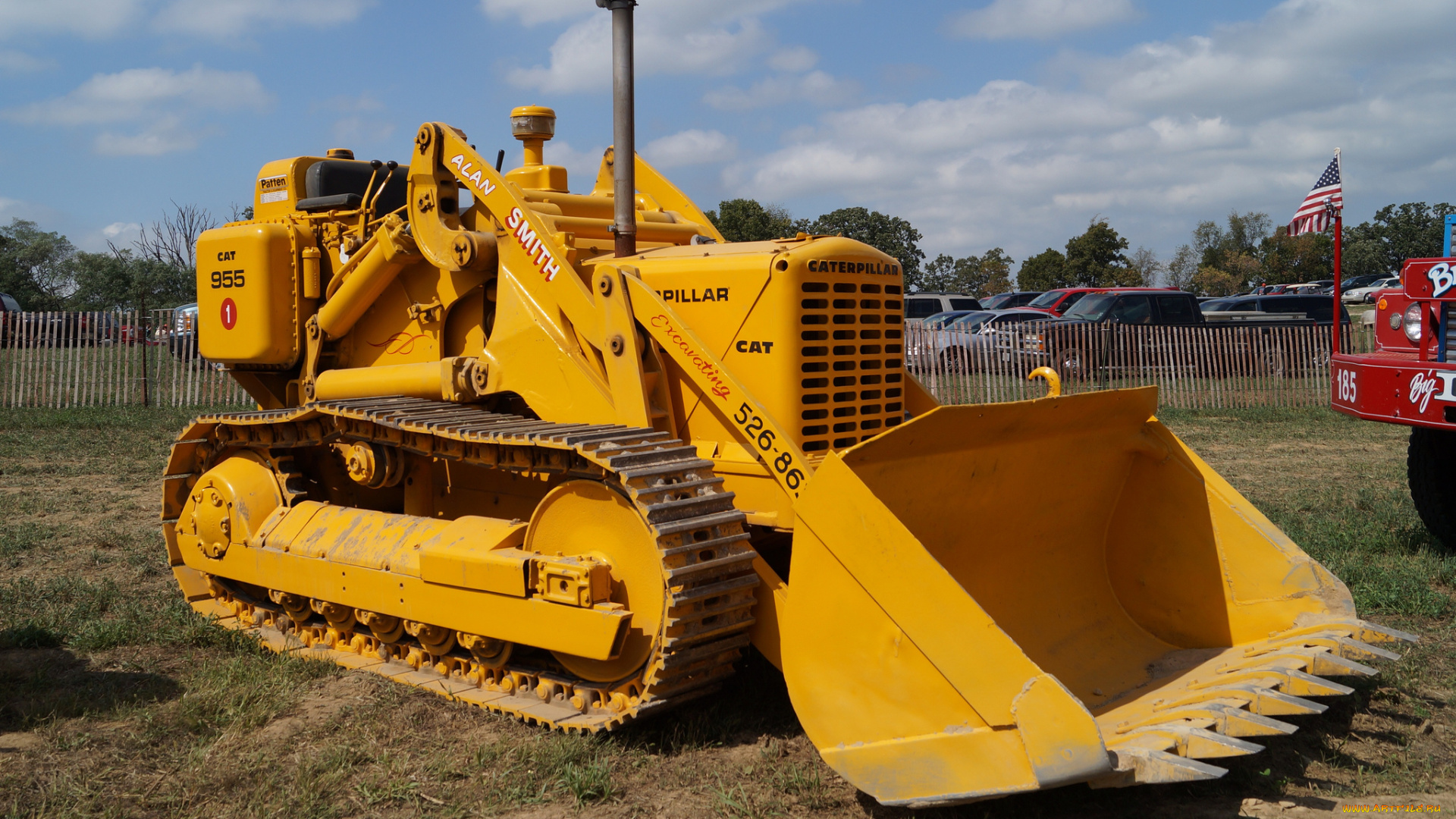 caterpillar, model, 955, crawler, tractor, with, bucket, техника, бульдозеры, на, гусенецах, бульдозер, гусеницы, ковш