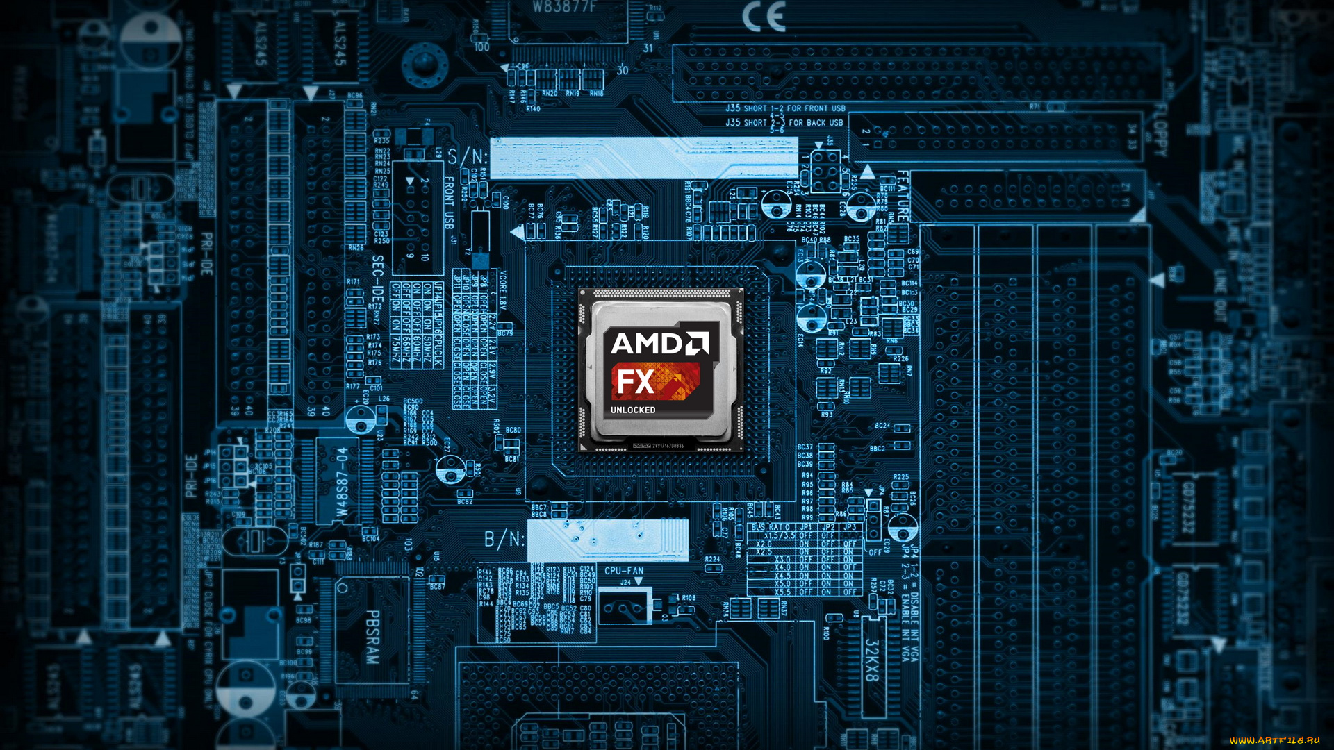 компьютеры, amd, микросхема, логотип