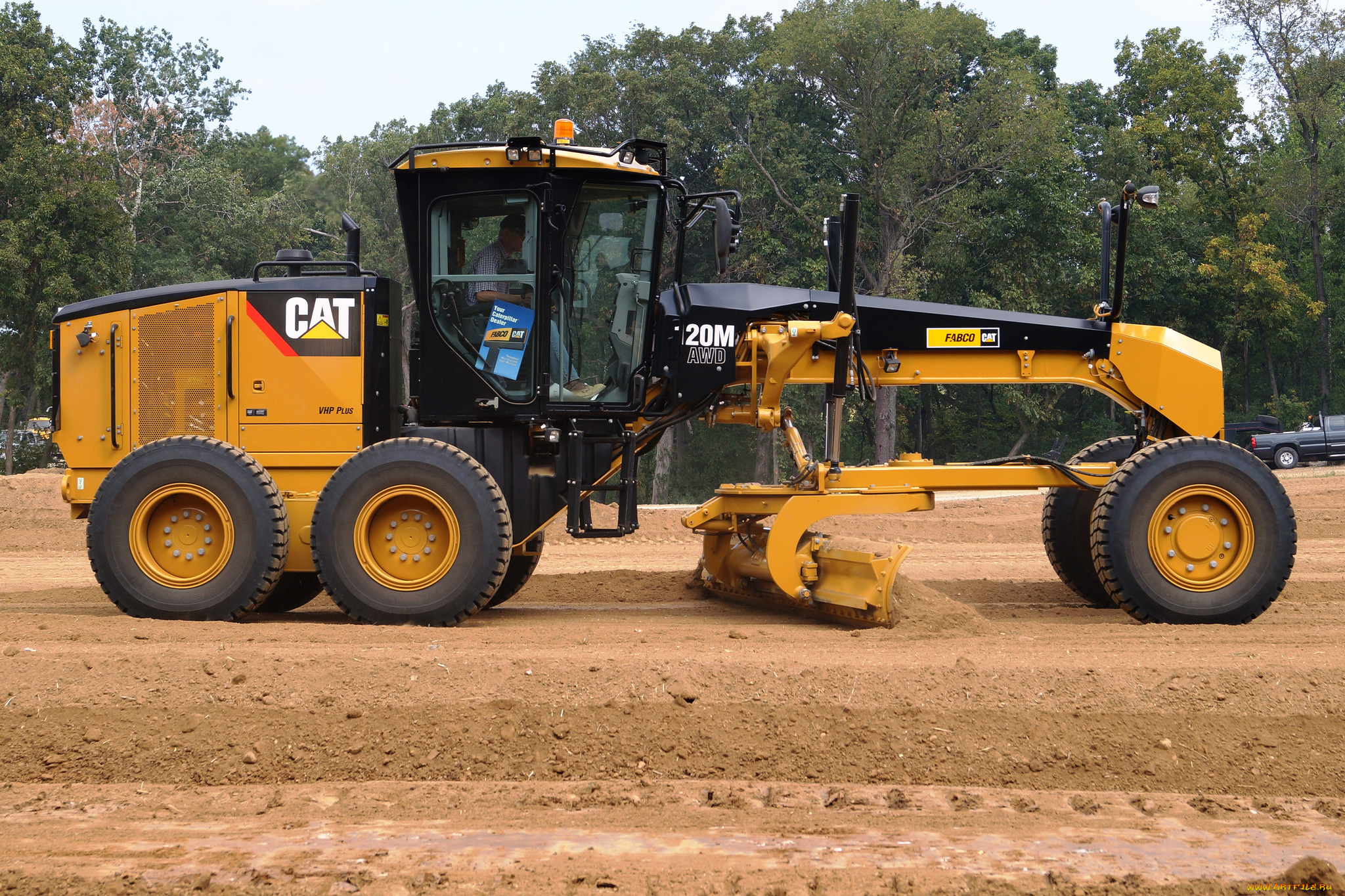 caterpillar, grader, 120m, awd, техника, грейдеры, работы, ковш, грейдер