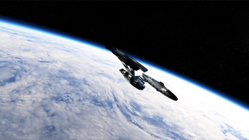 Картинка космос арт космический корабль вселенная полет