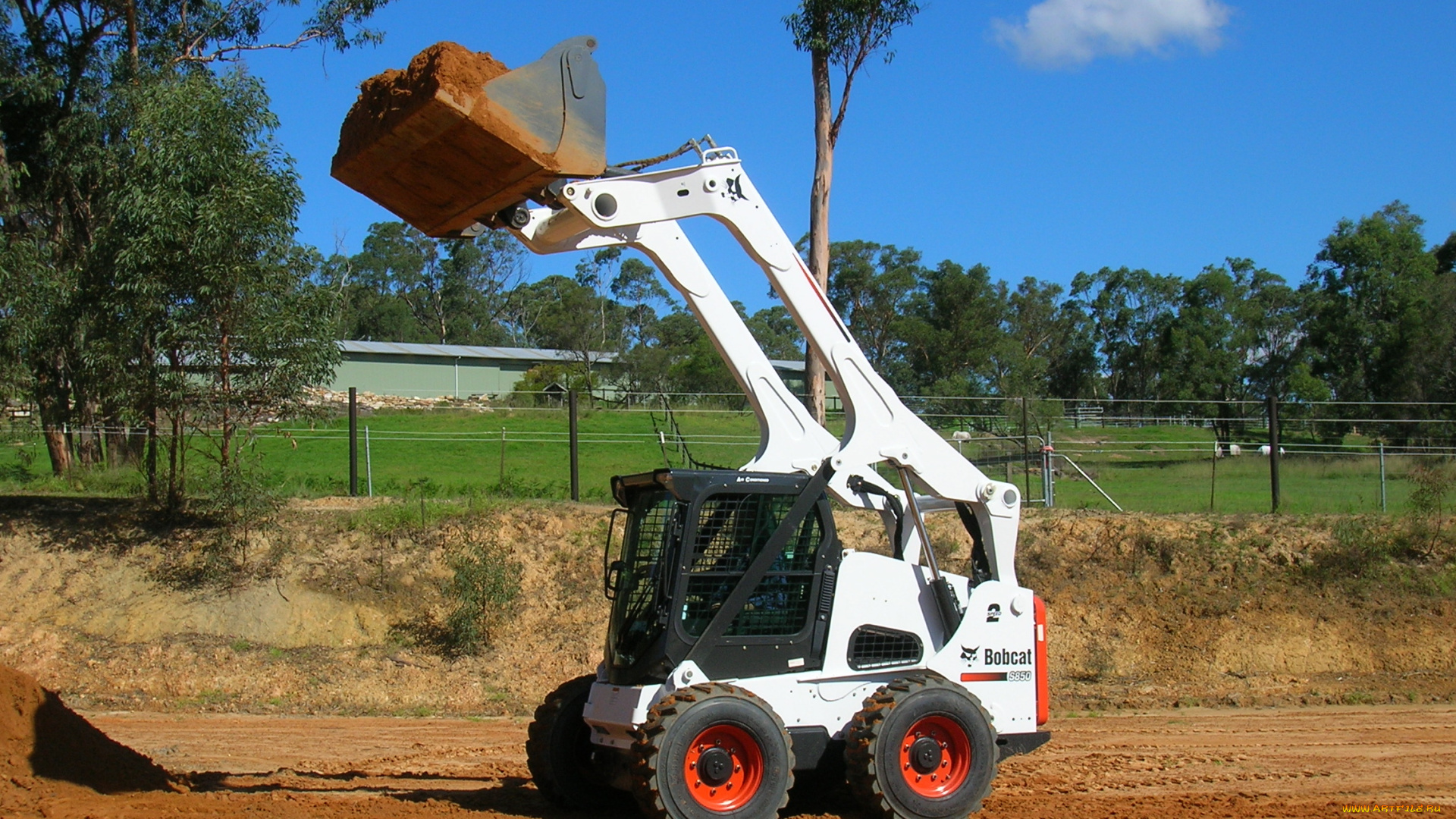 техника, фронтальные, погрузчики, bobcat