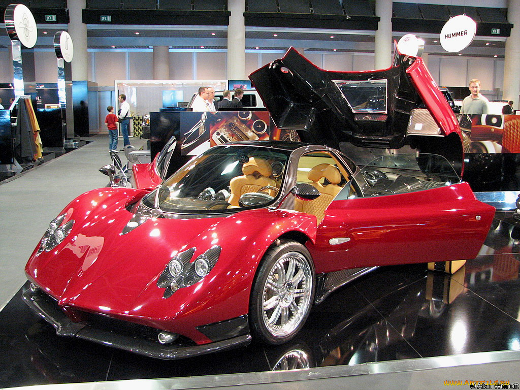 pagani, zonda, c12, roadster, автомобили