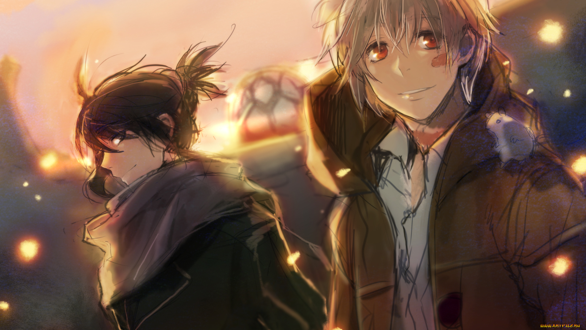 аниме, no, nezumi, shion