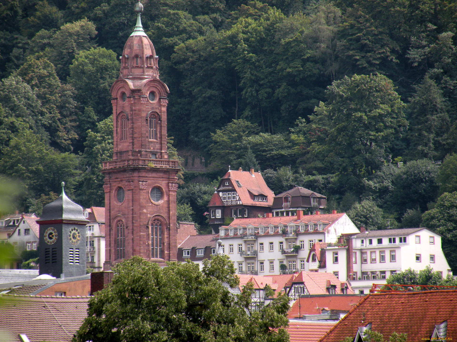 города, дворцы, замки, крепости, heidleberg, germany