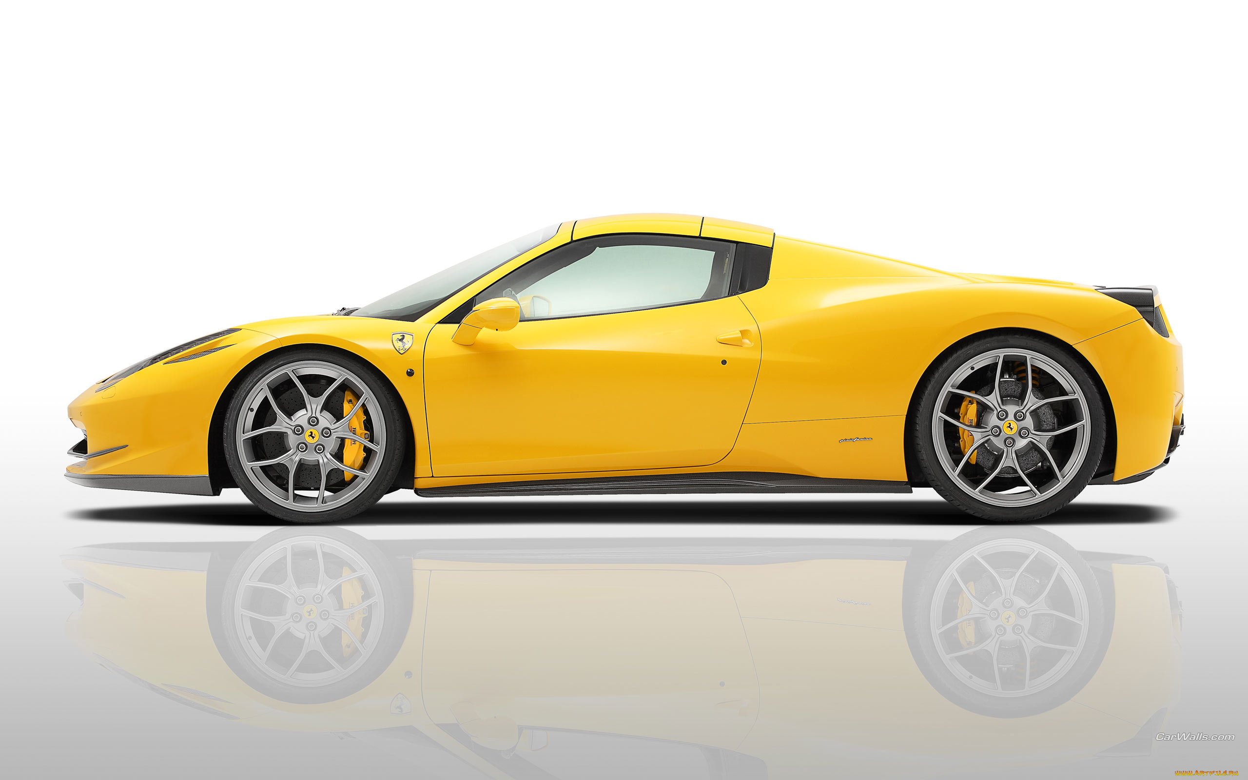 Вид сбоку. Машина вид сбоку. Зеленая Феррари на прозрачном фоне. Yellow Ferrari прозрачный фон. Желтый спорткар PNG.