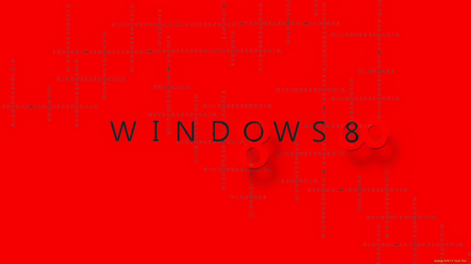 компьютеры, windows, 8, красный