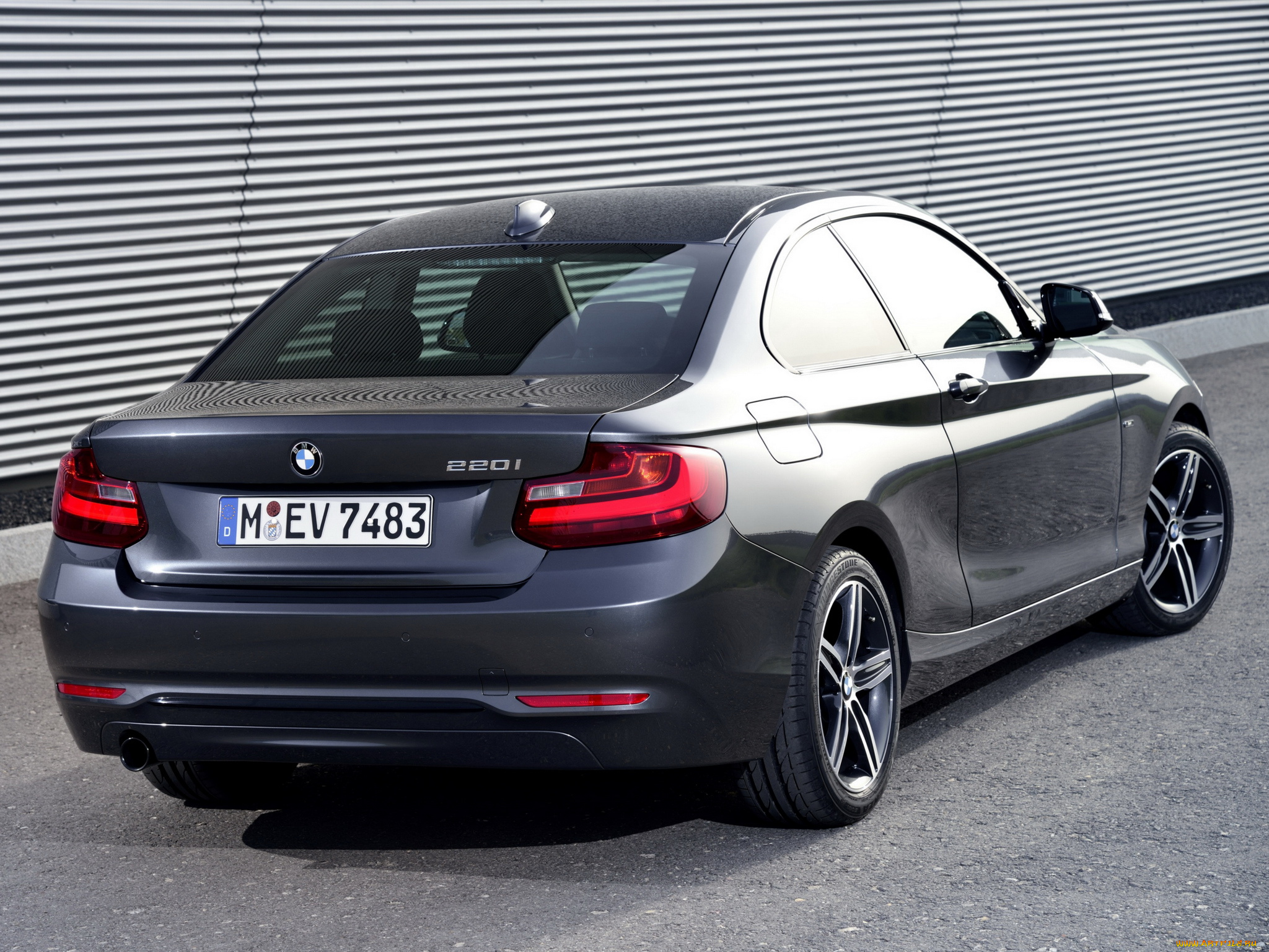 автомобили, bmw, 220i, coupе, sport, line, f22, 2014, темный