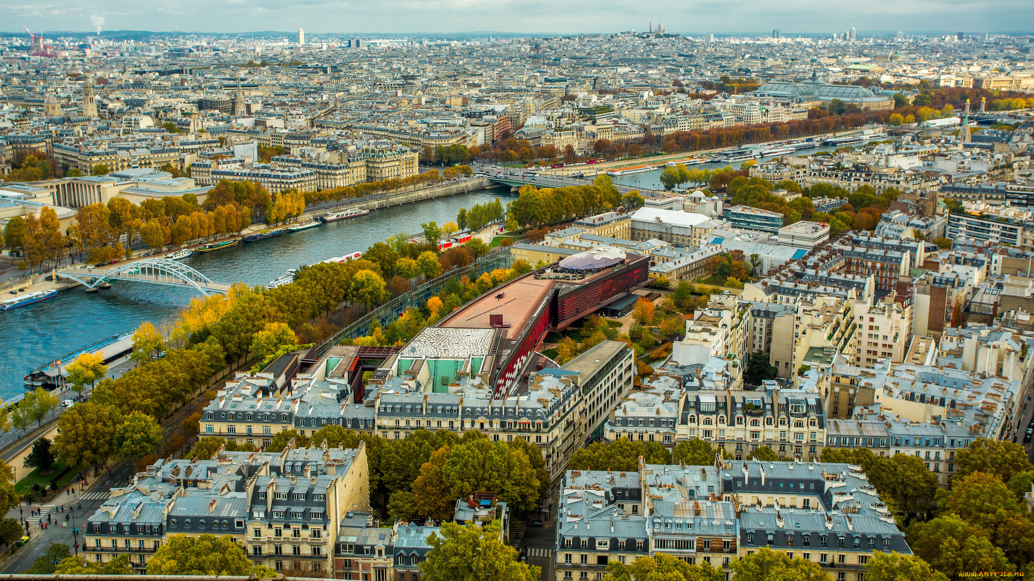 paris2015, города, париж, , франция, панорама