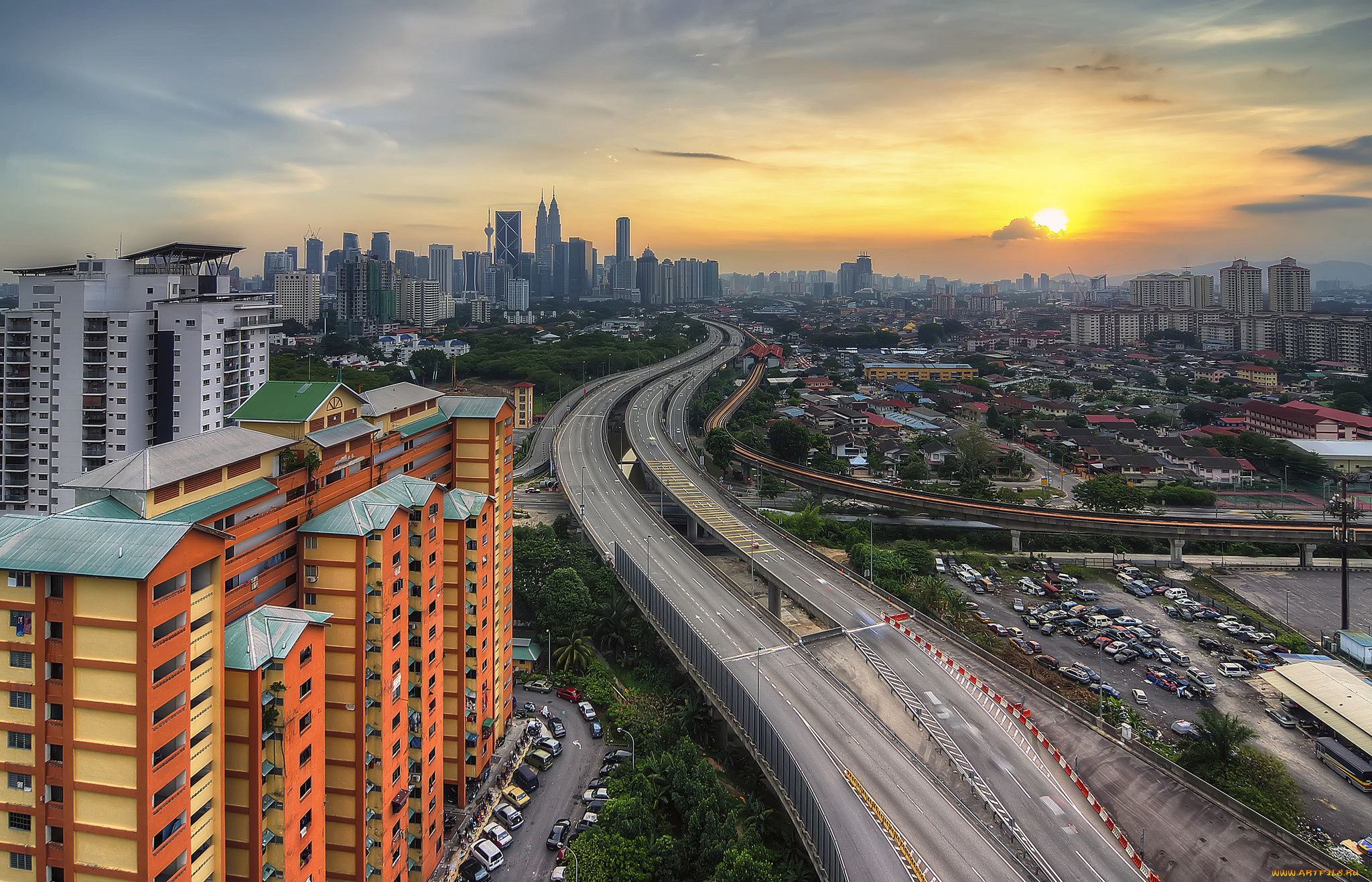 kuala, lumpur, города, куала-лумпур, , малайзия, близнецы, башни