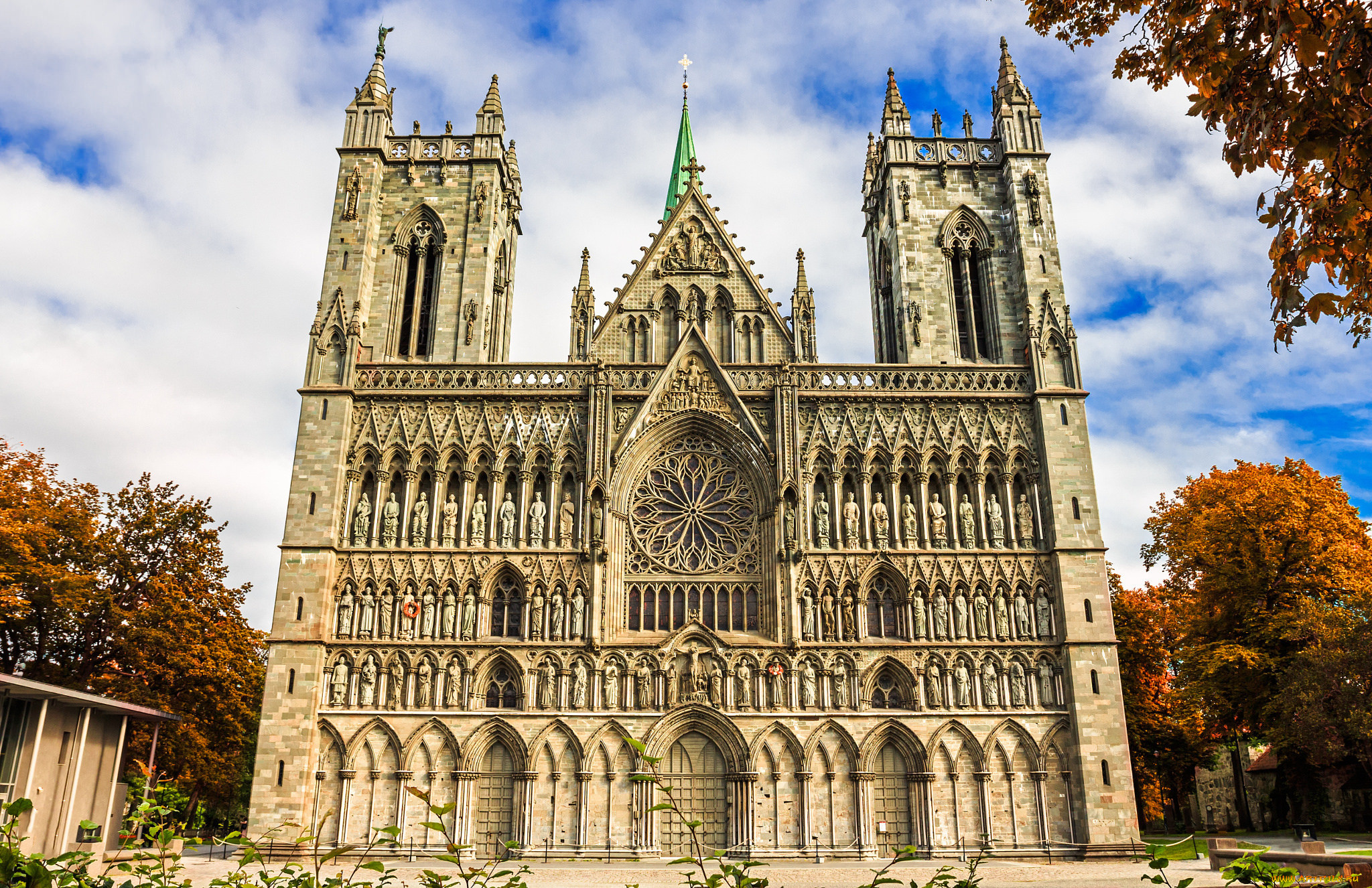 nidarosdomen, trondheim, , norway, города, -, католические, соборы, , костелы, , аббатства, храм