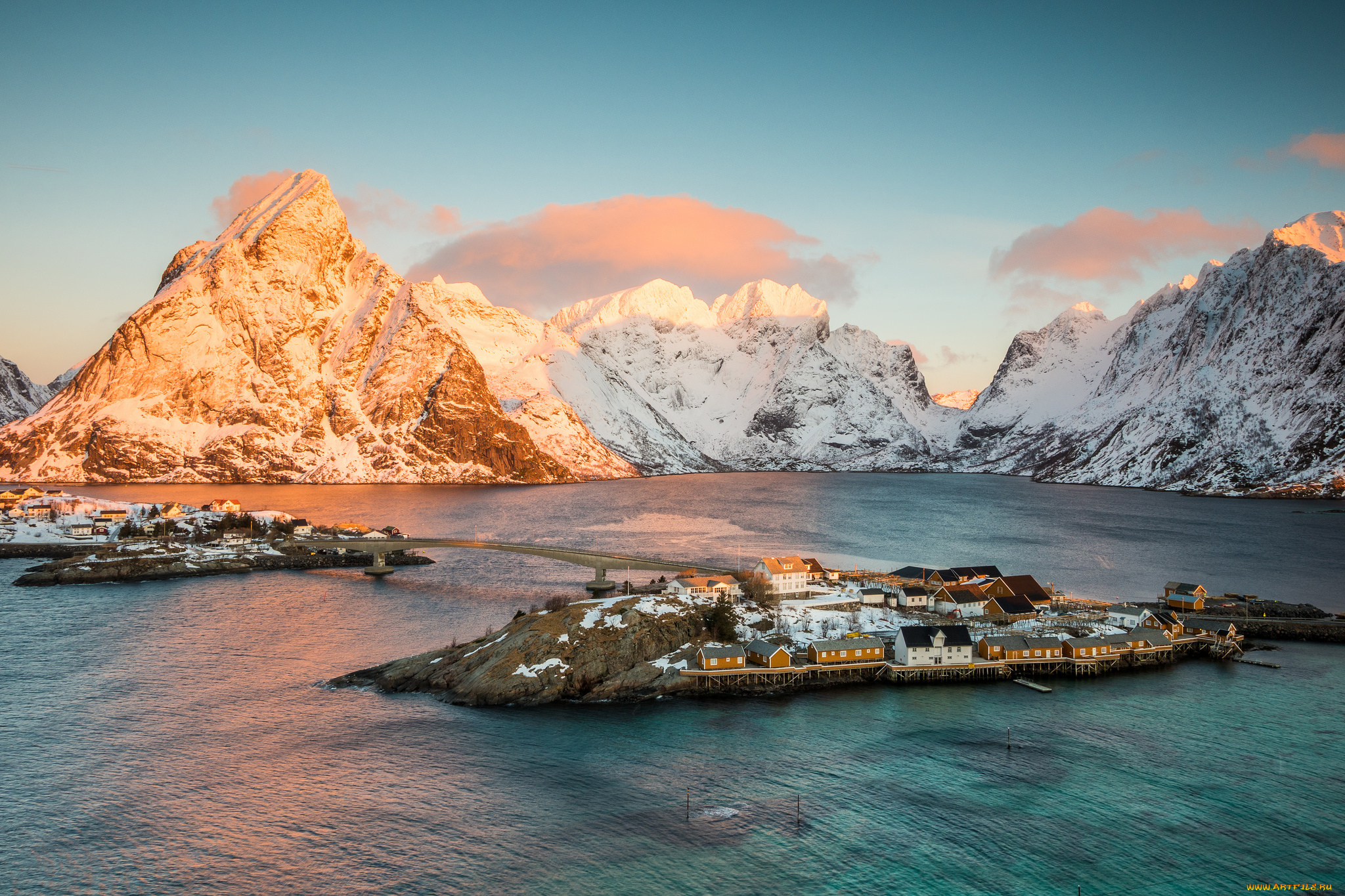 lofoten, norwegen, города, -, пейзажи, севера