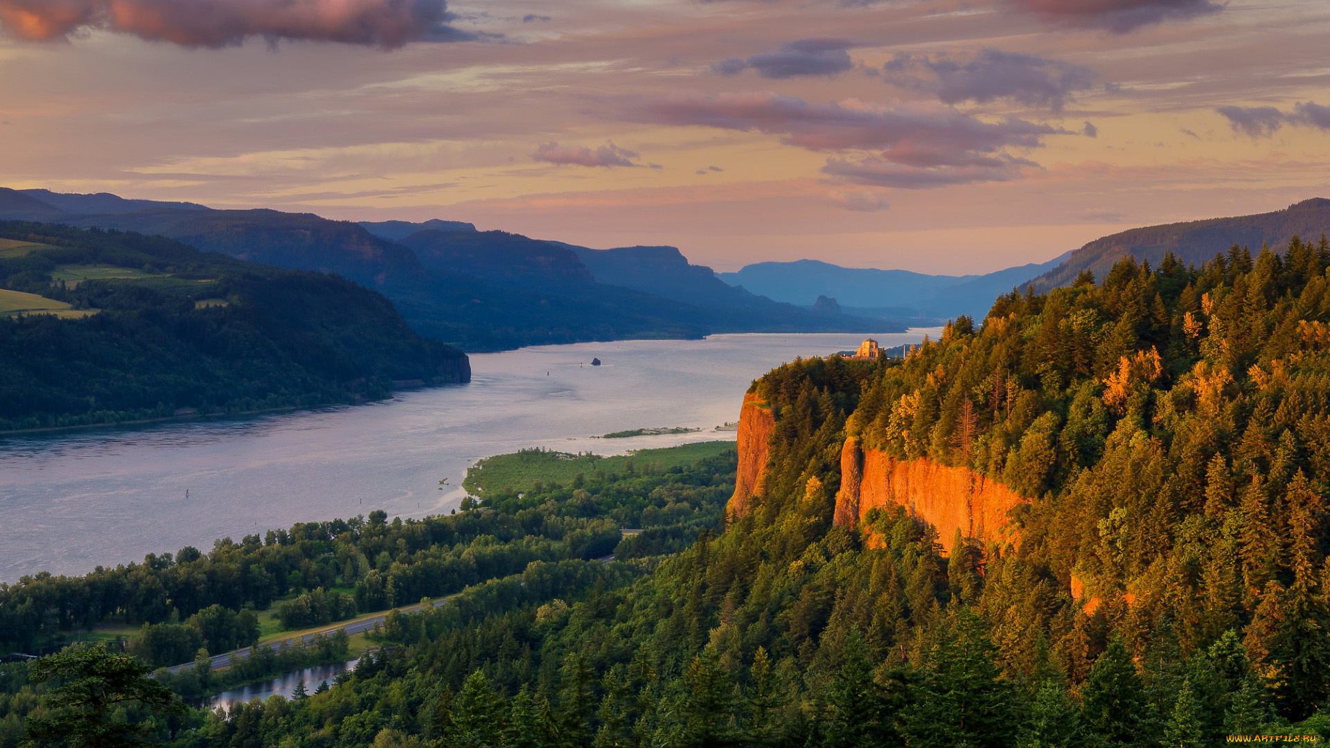 oregon, usa, природа, побережье