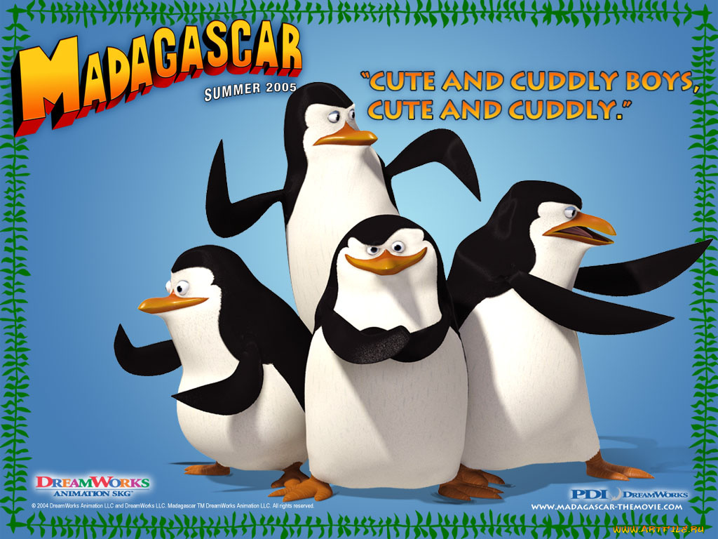 madagascar, мультфильмы