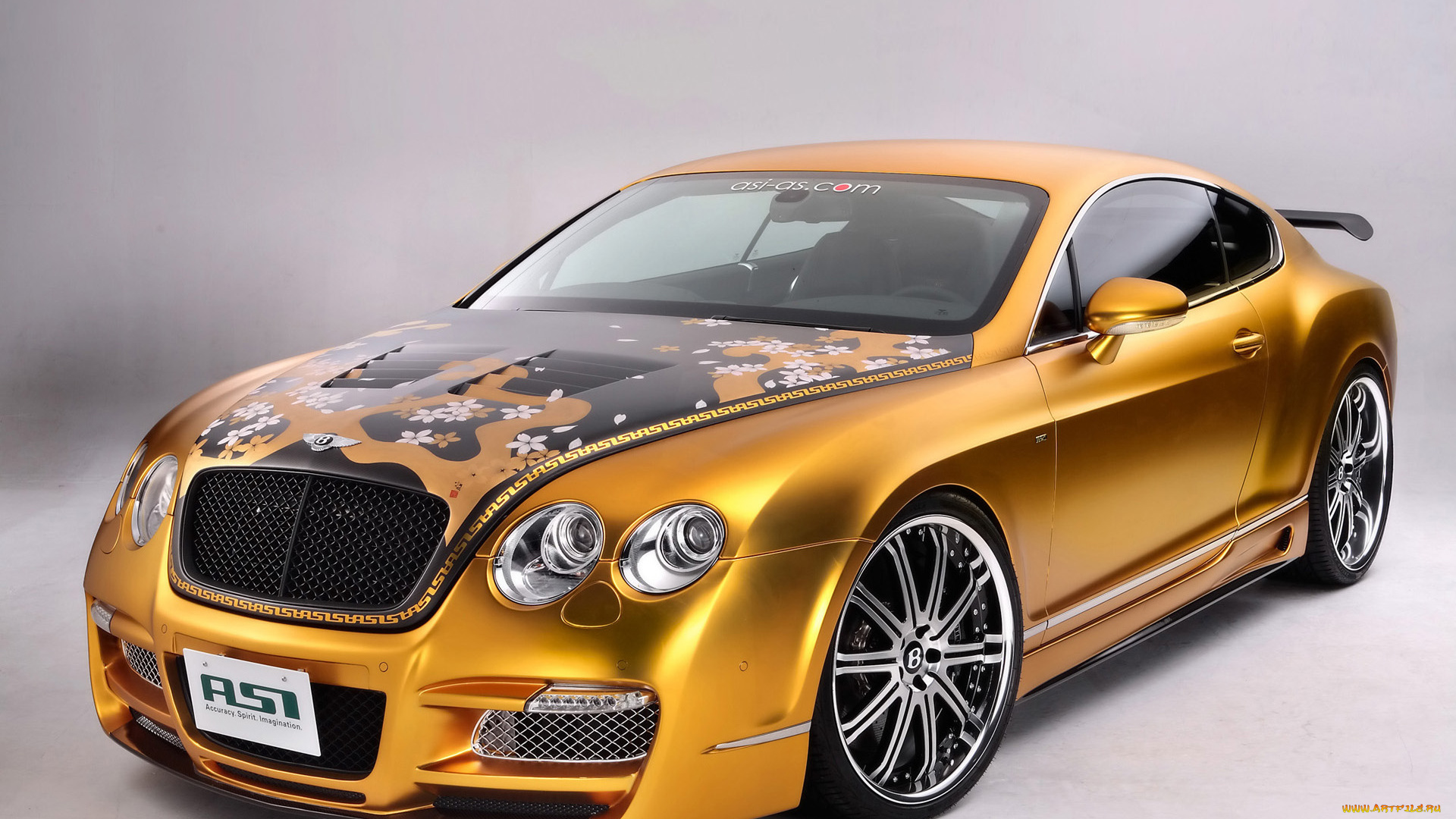 2008, asi, bentley, w66, gts, gold, автомобили