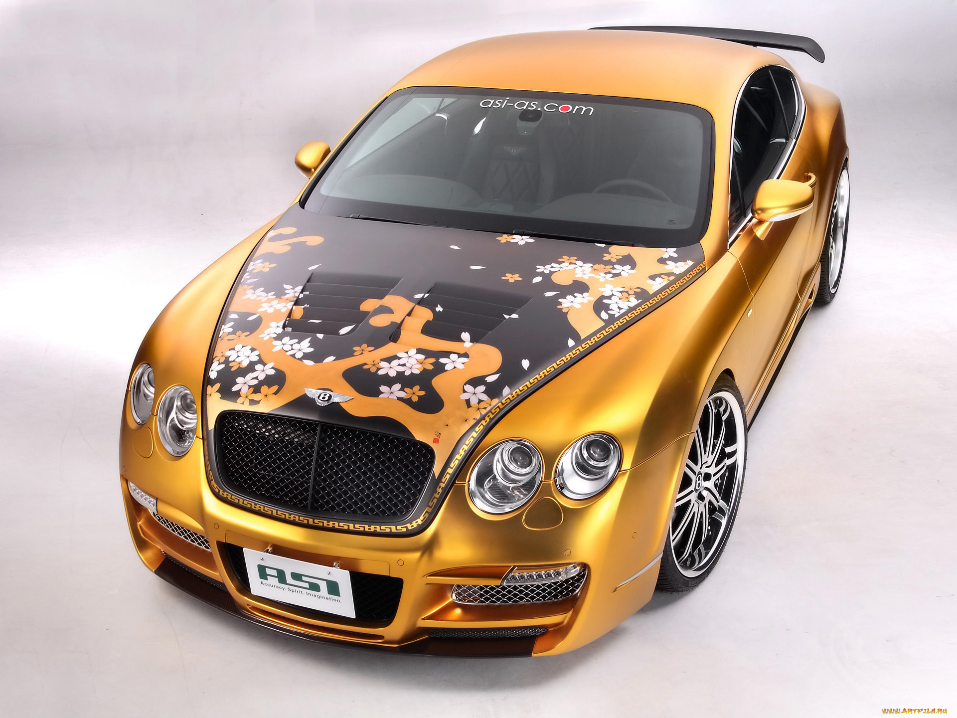 2008, asi, bentley, w66, gts, gold, автомобили