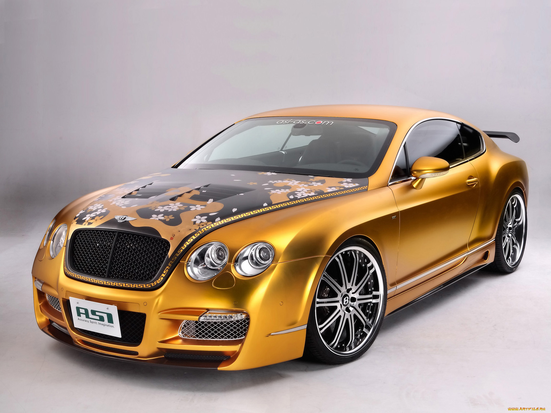 2008, asi, bentley, w66, gts, gold, автомобили