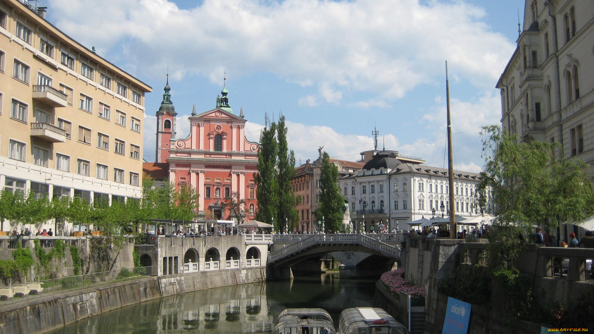 ljubljana, города, мосты