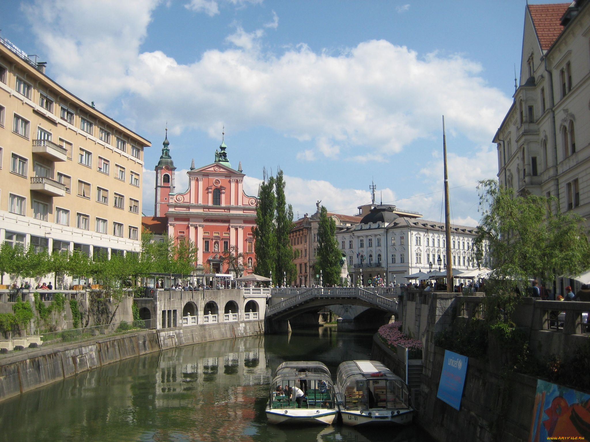 ljubljana, города, мосты