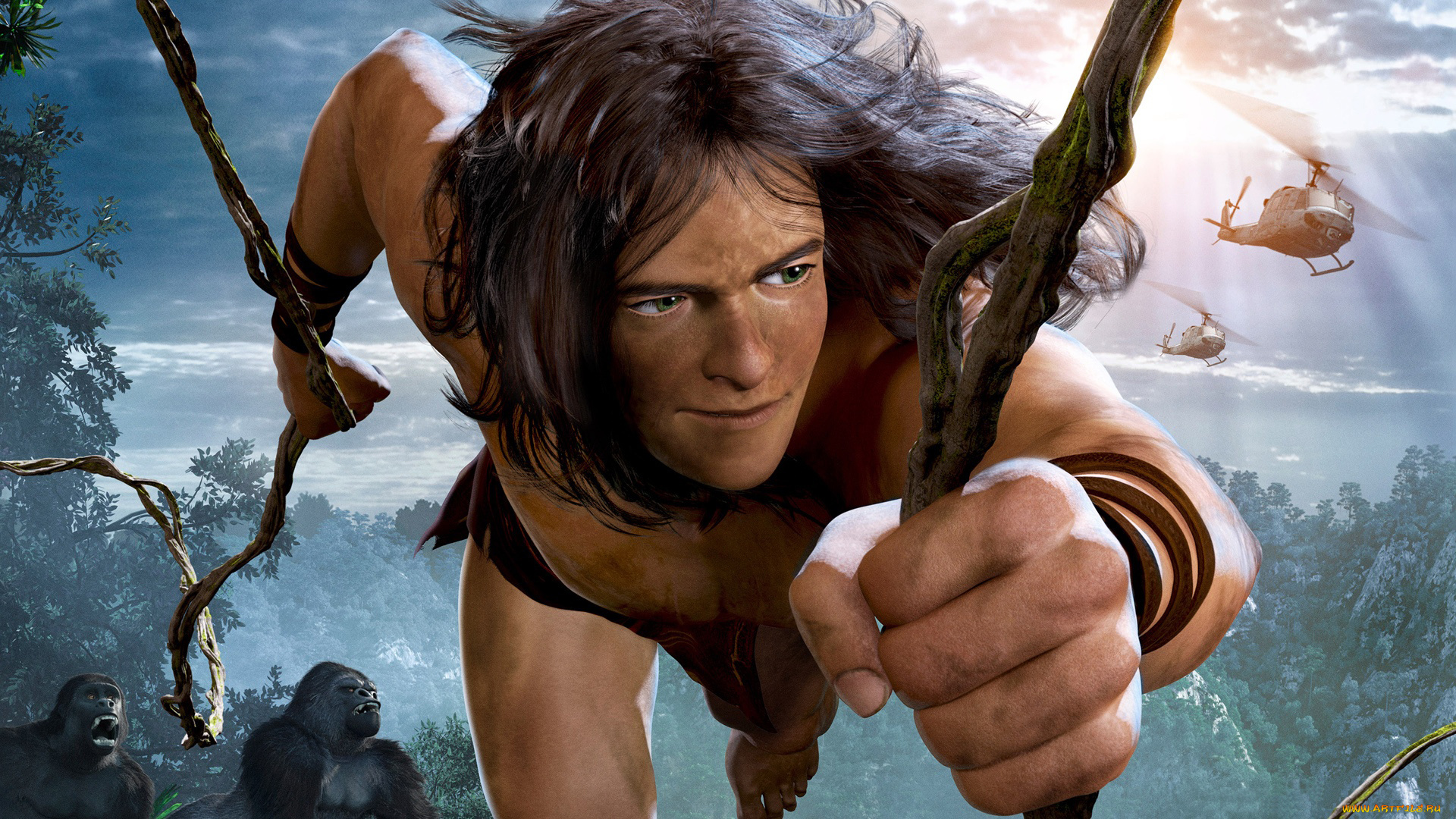 tarzan, 2013, мультфильмы, тарзан