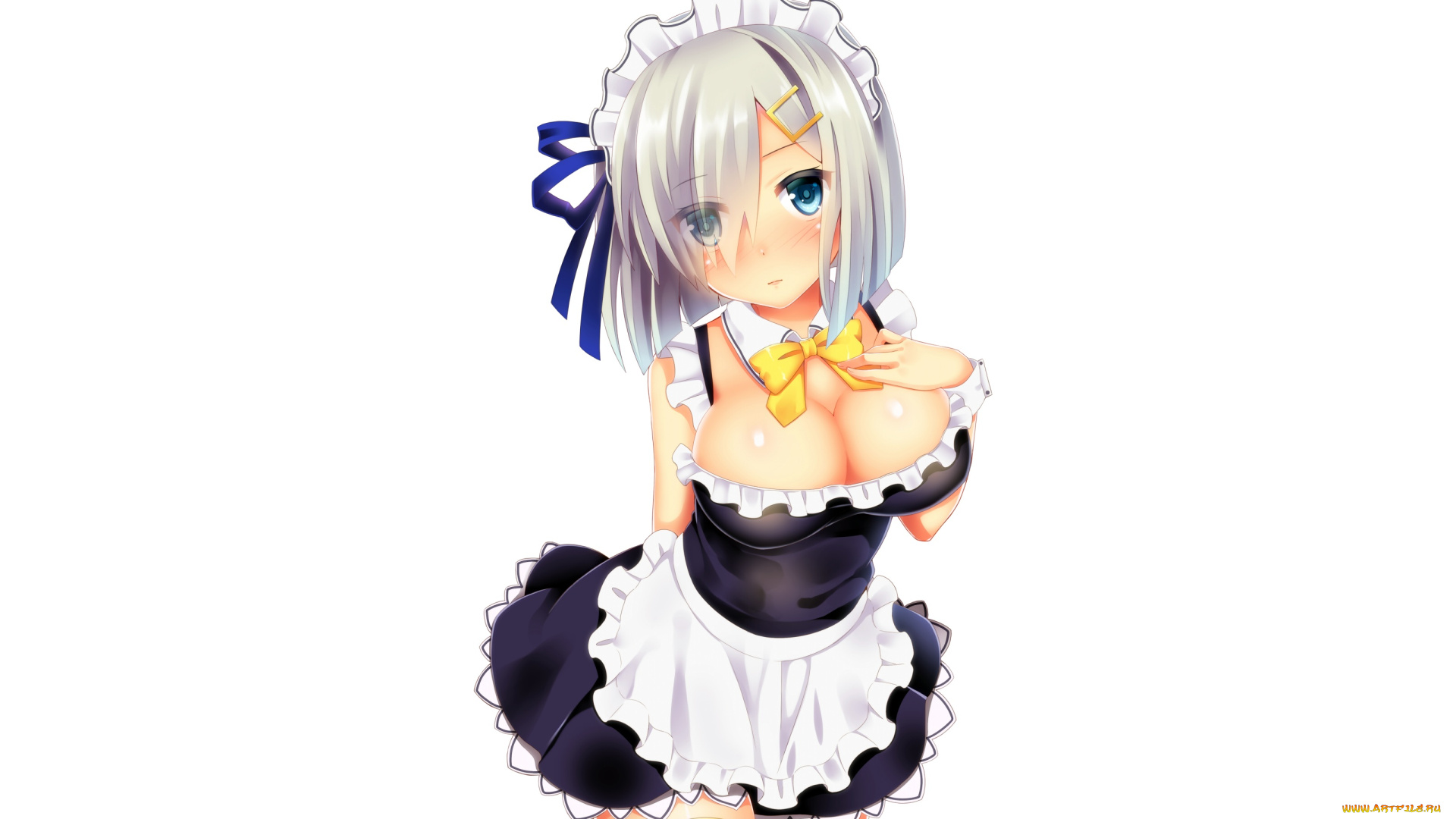 аниме, kantai, collection, девушка, hamakaze