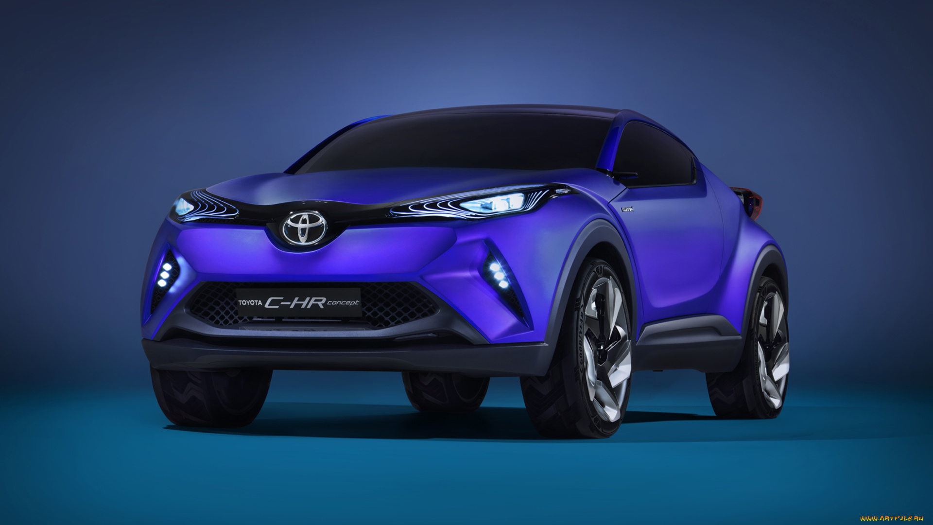 toyota, c-hr, concept, 2014, автомобили, 3д, crossover, 2014, concept, c-hr, toyota