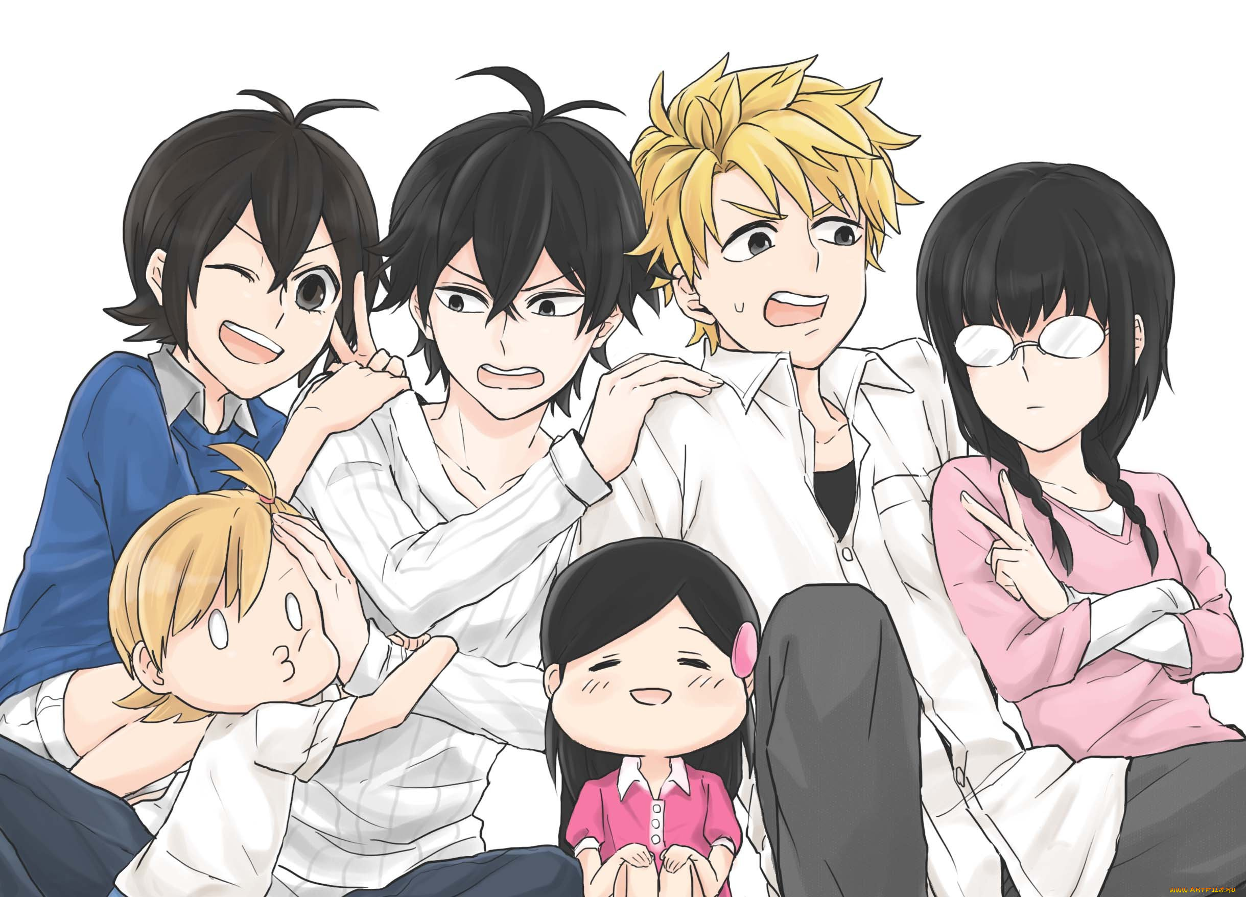 аниме, barakamon