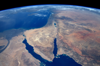 обоя космос, земля, syrian, desert, sinai