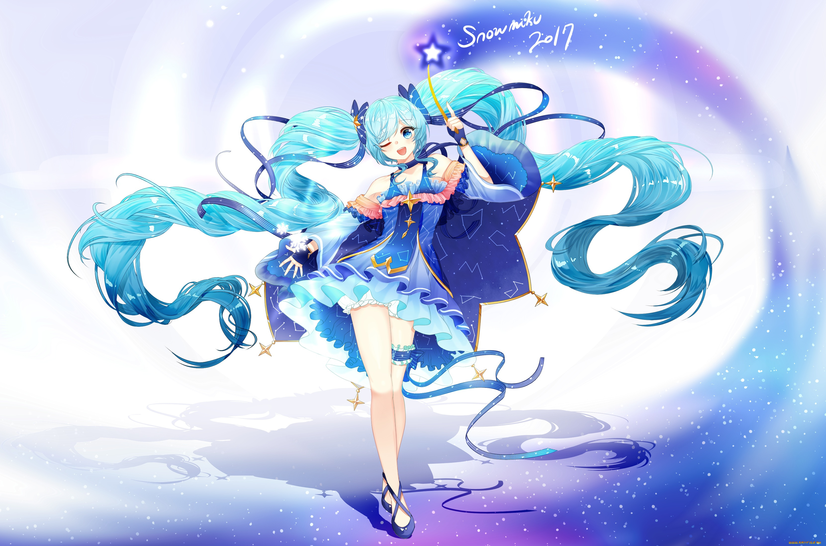 аниме, vocaloid, hatsune, miku