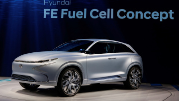обоя hyundai fe fuel cell concept 2017, автомобили, выставки и уличные фото, hyundai, fe, fuel, cell, concept, 2017