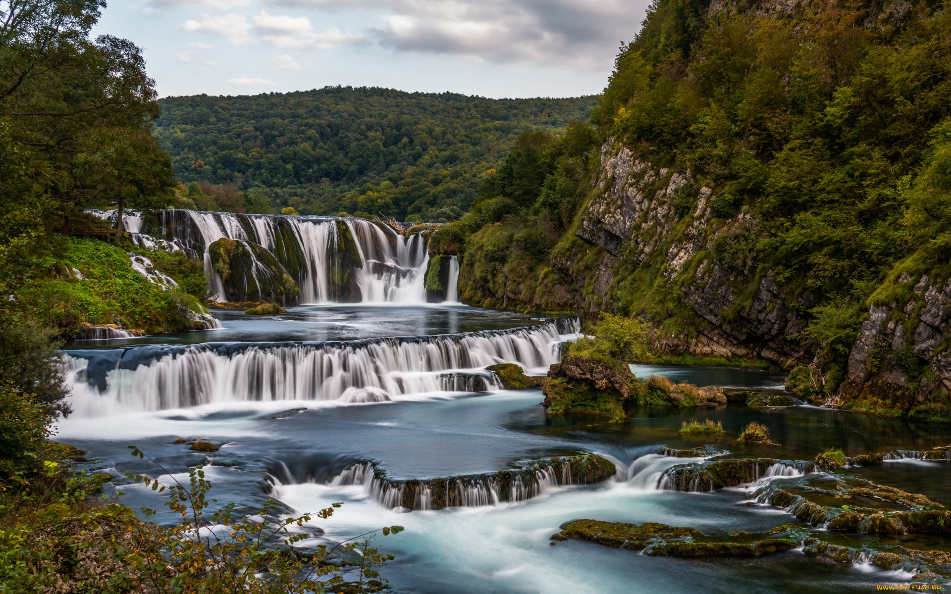 strbacki, buk, waterfalls, una, river, bosnia, and, herzegovina, природа, водопады, strbacki, buk, waterfalls, una, river, bosnia, and, herzegovina