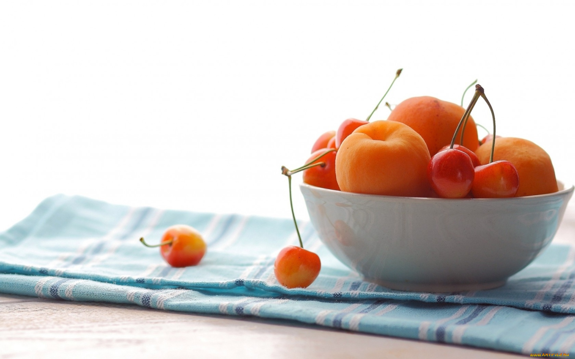 еда, фрукты, , ягоды, черешня, абрикосы
