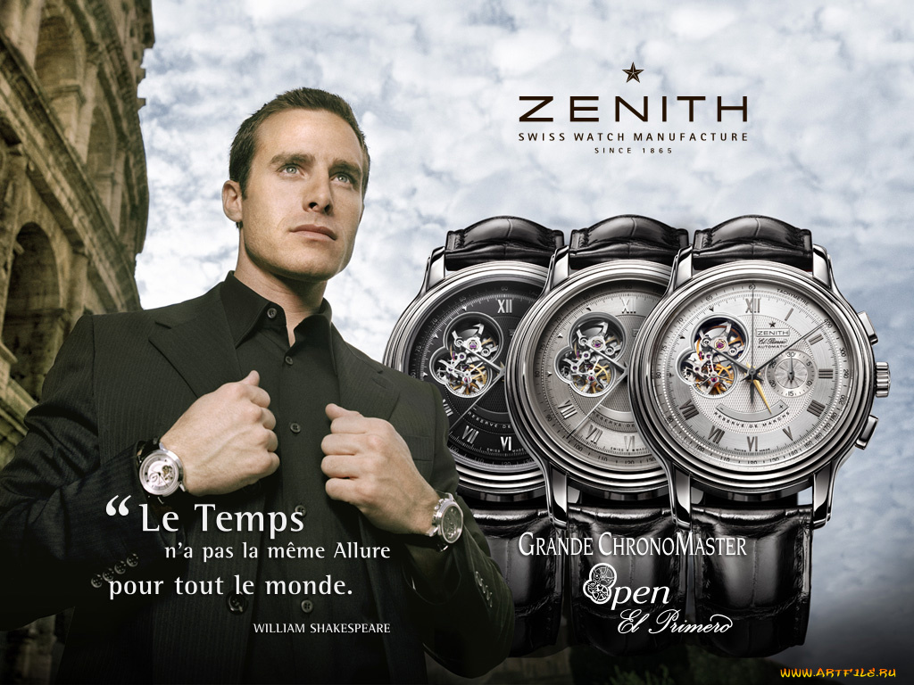 zenith, chronomaster, open, watches, бренды