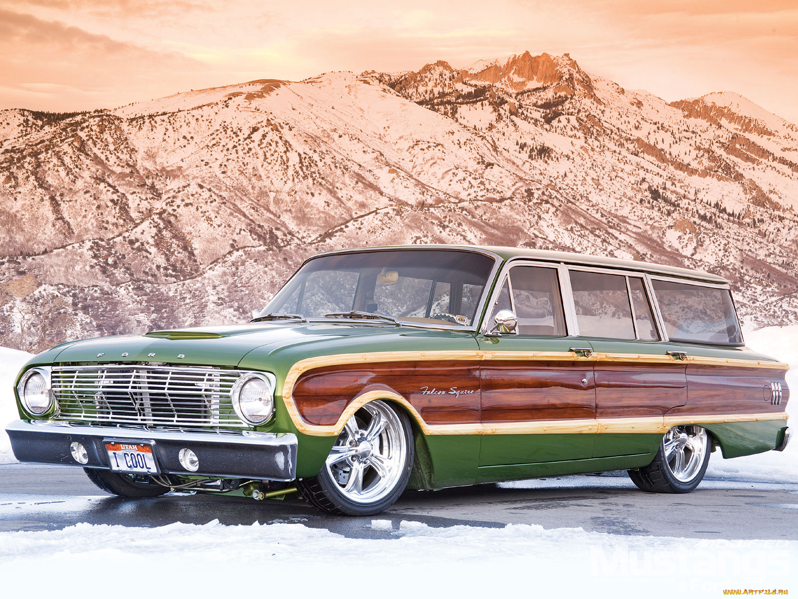 1963, falcon, squire, wagon, автомобили, ford