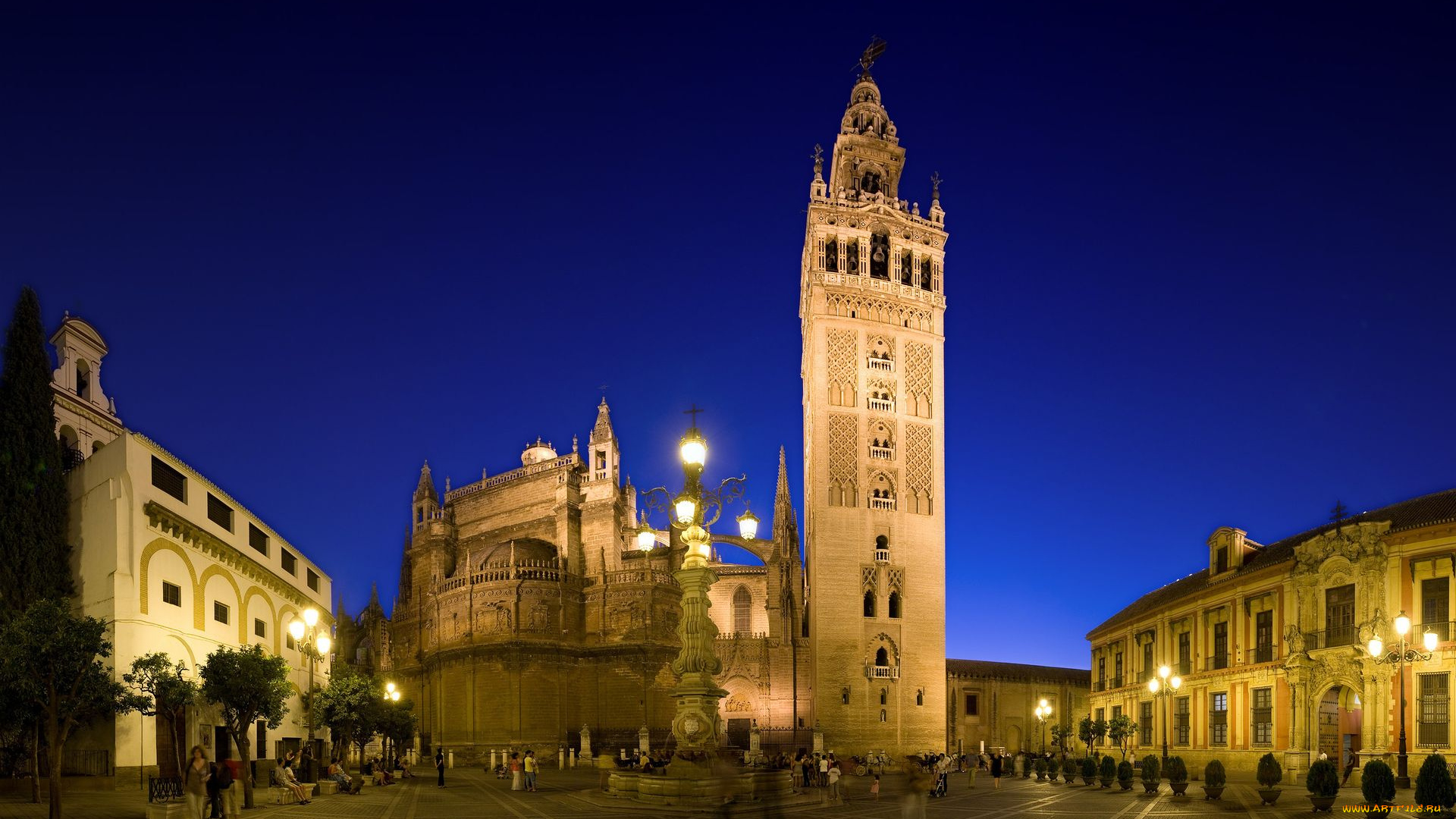 plaza, virgen, de, los, reyes, seville, города, севилья, испания