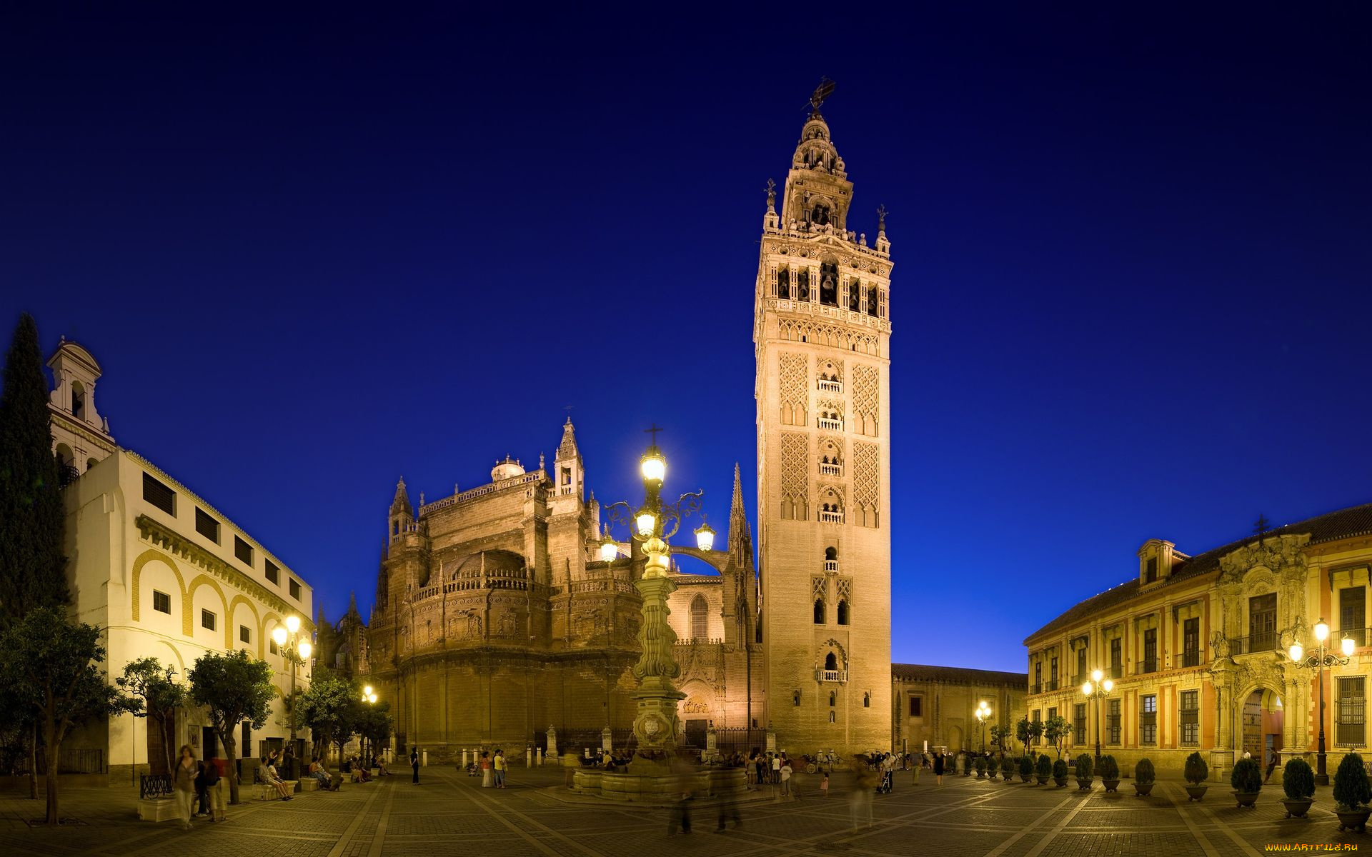 plaza, virgen, de, los, reyes, seville, города, севилья, испания