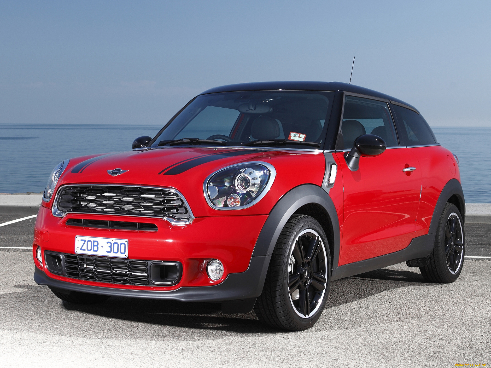 автомобили, mini, paceman, works, cooper, john, r61, красный, au-spec