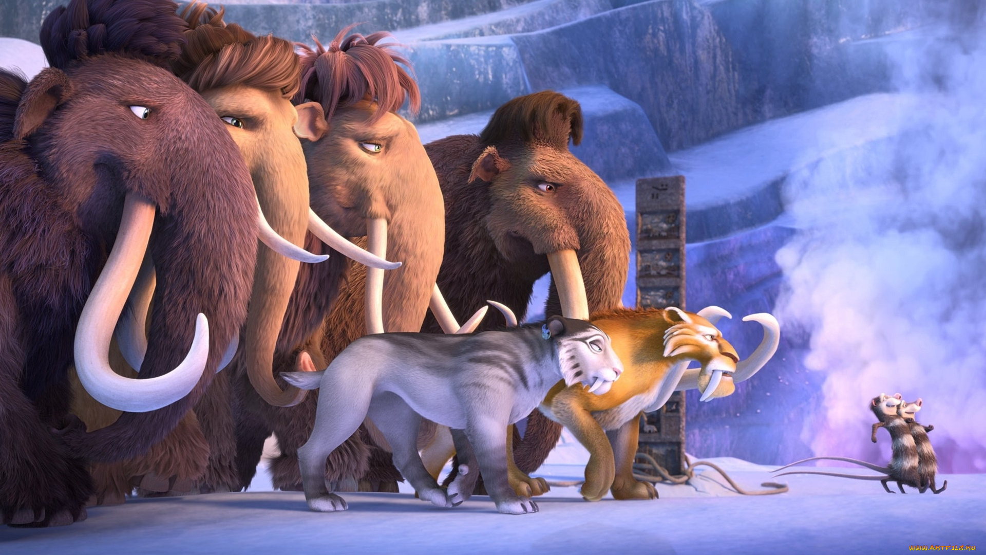 мультфильмы, ice, age, , collision, course, персонажи