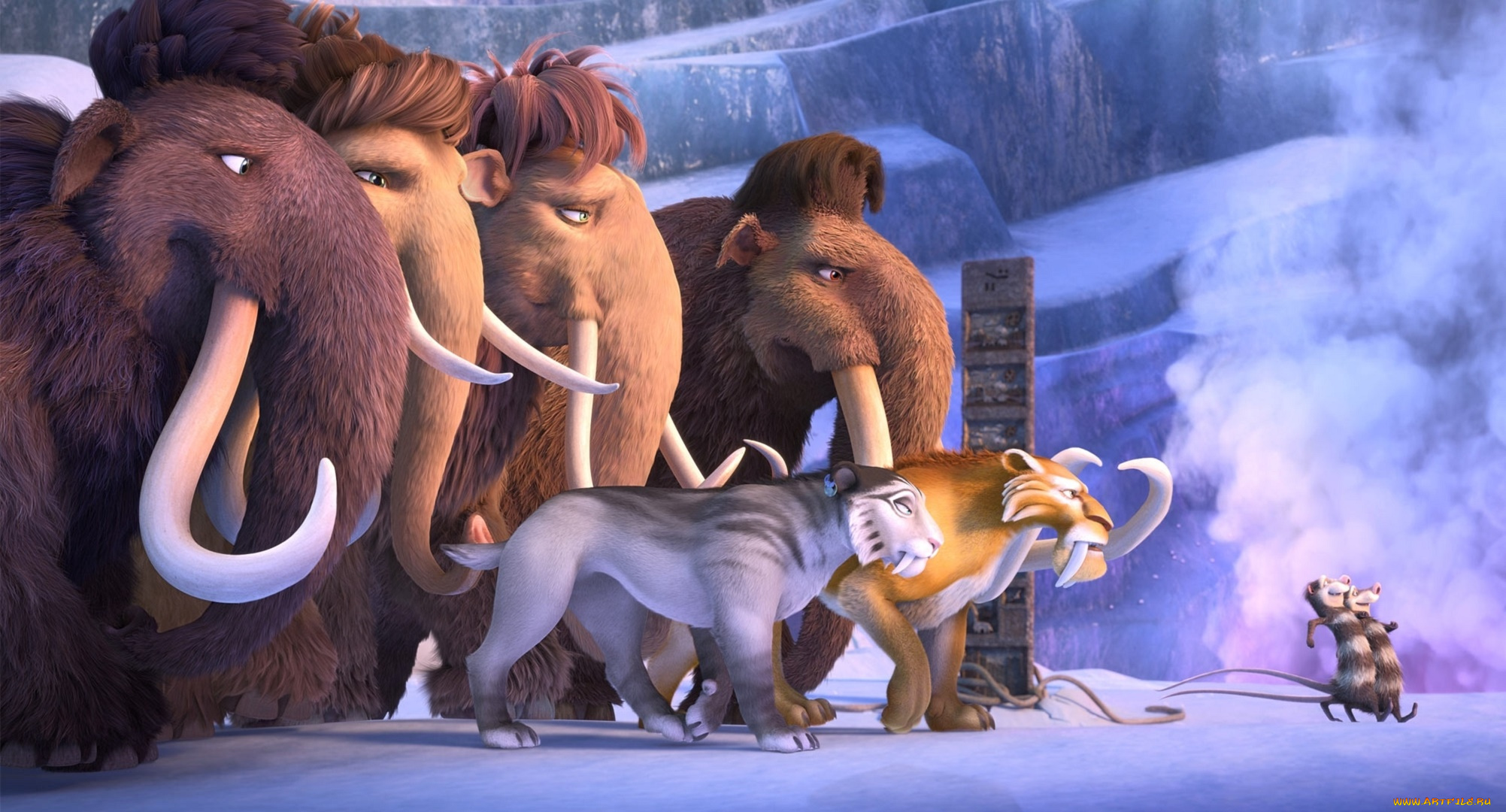 мультфильмы, ice, age, , collision, course, персонажи