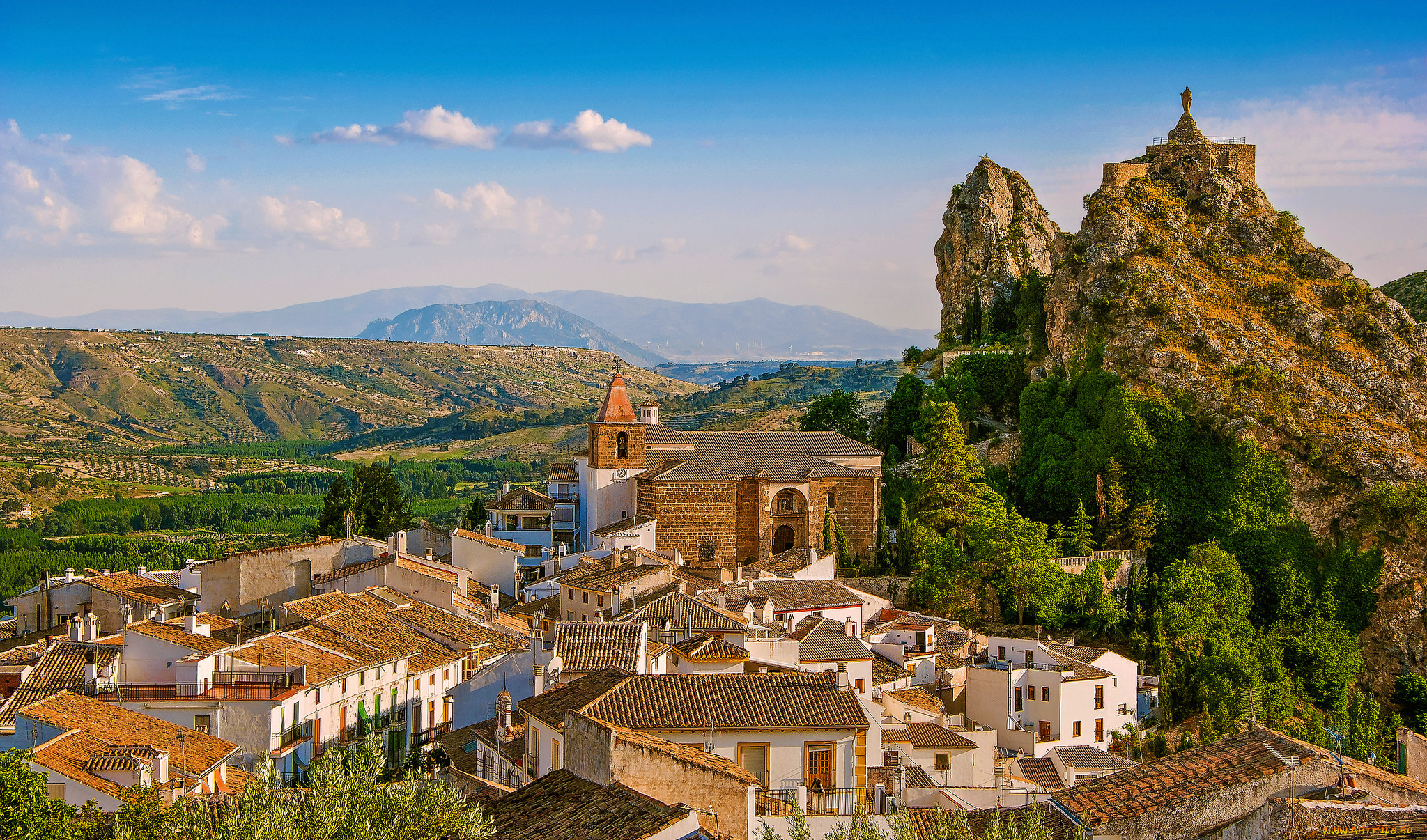 andalusia, , spain, города, -, панорамы, простор