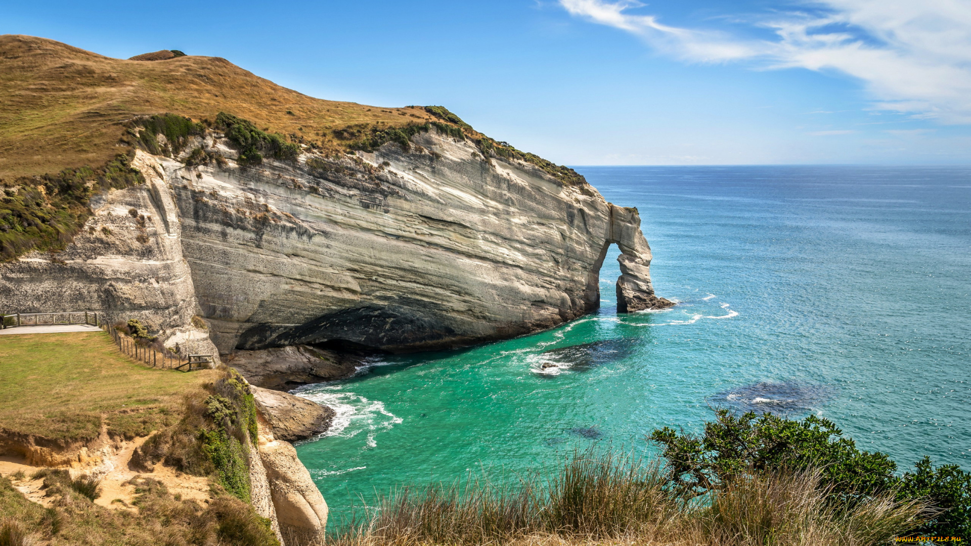 cape, farewell, arch, new, zealand, природа, побережье, cape, farewell, arch, new, zealand