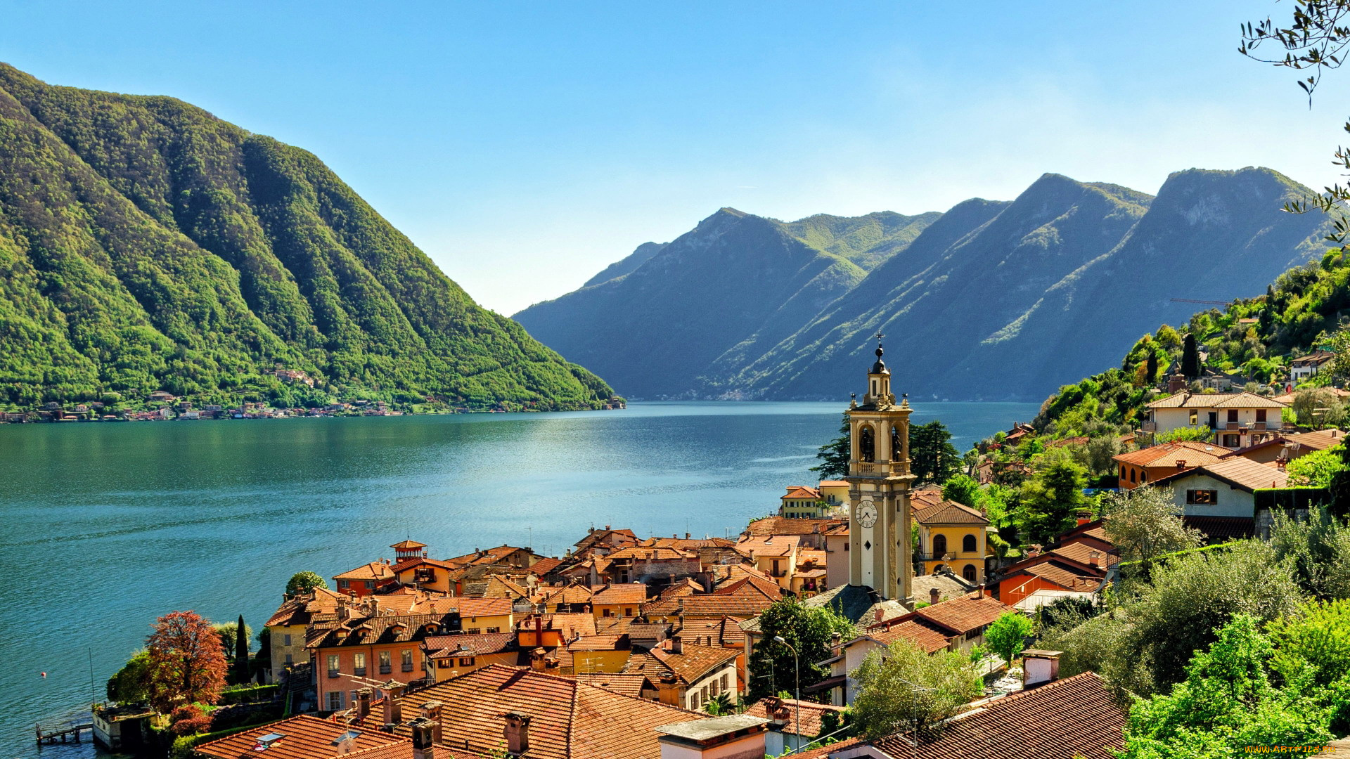 lake, como, italy, города, -, пейзажи, lake, como