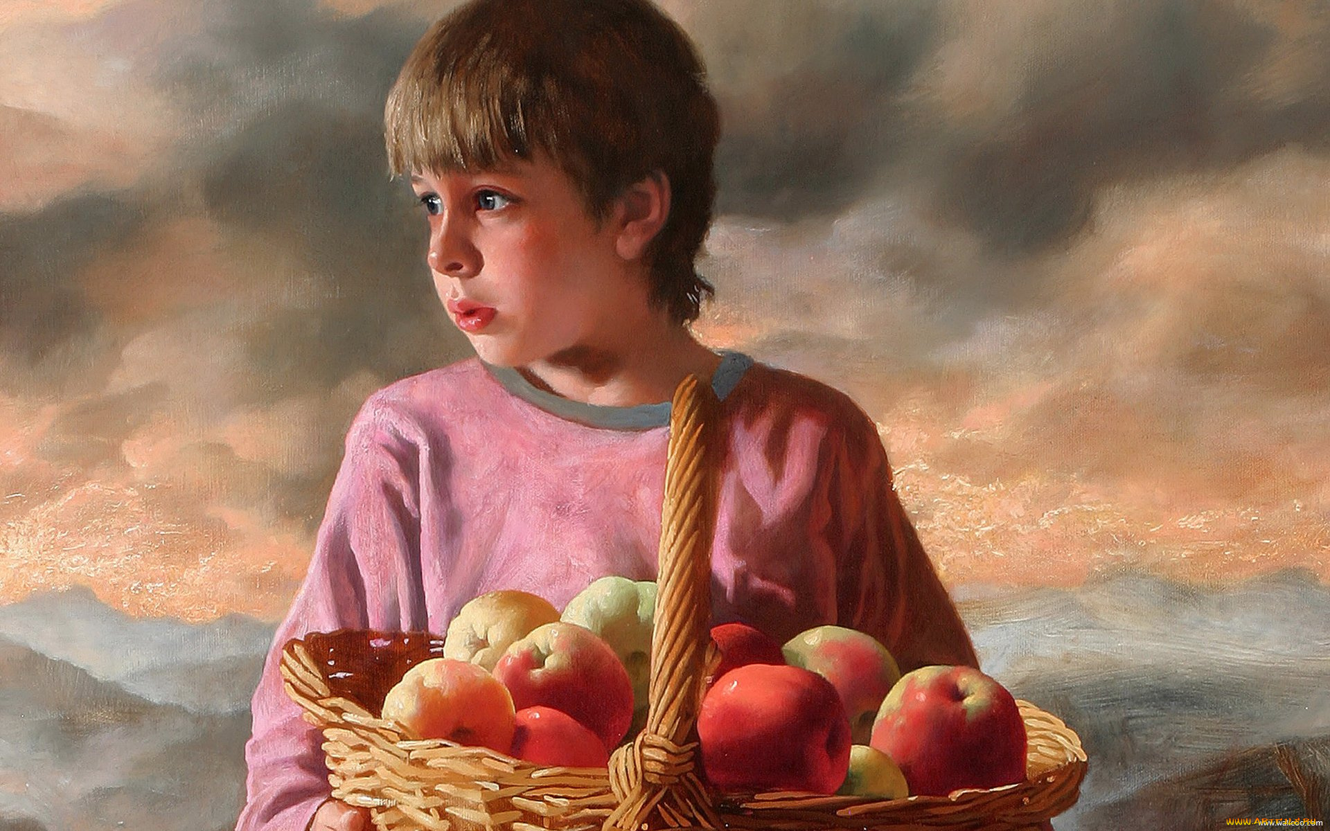 arsen, kurbanov, apples, рисованные