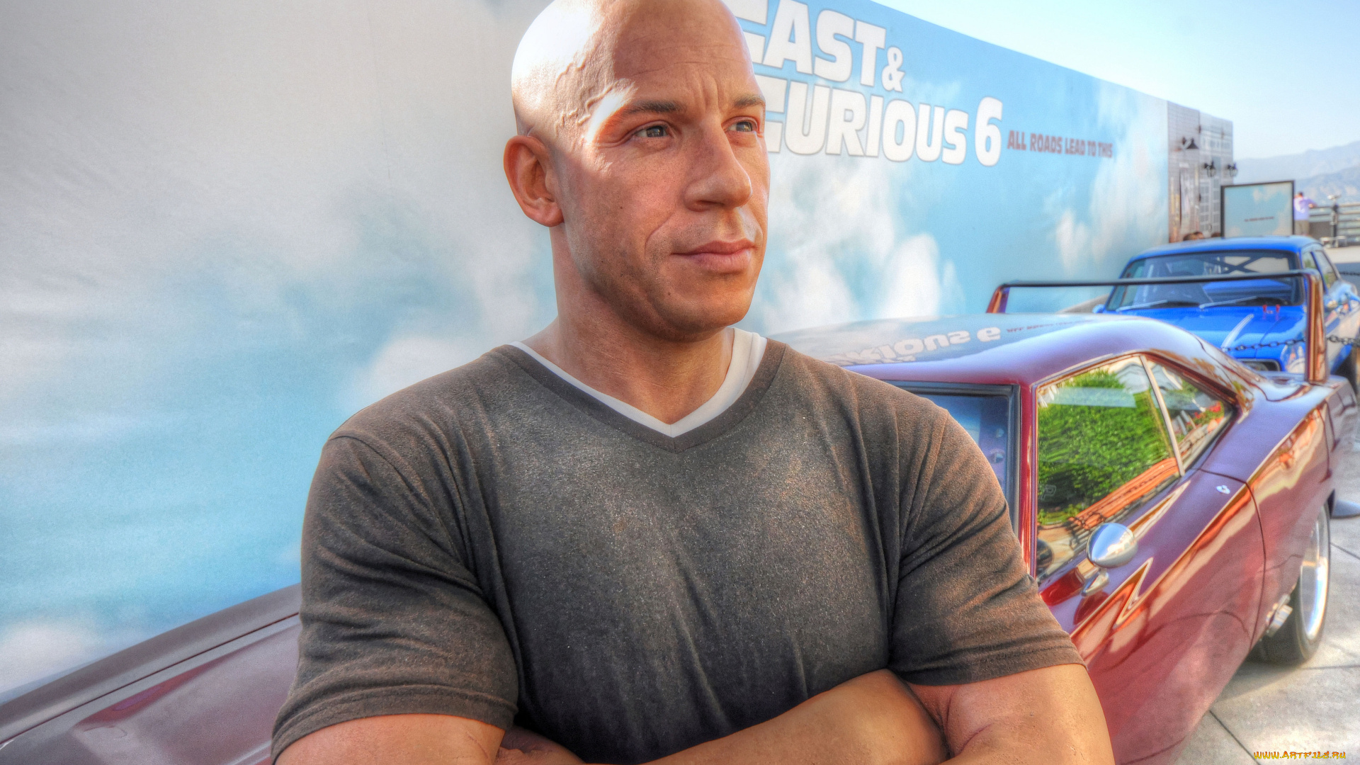 vin, diesel, разное, рельефы, статуи, музейные, экспонаты, hollywood, universal, citywalk, california, los, angeles, восковая, фигура, лос-анджелес