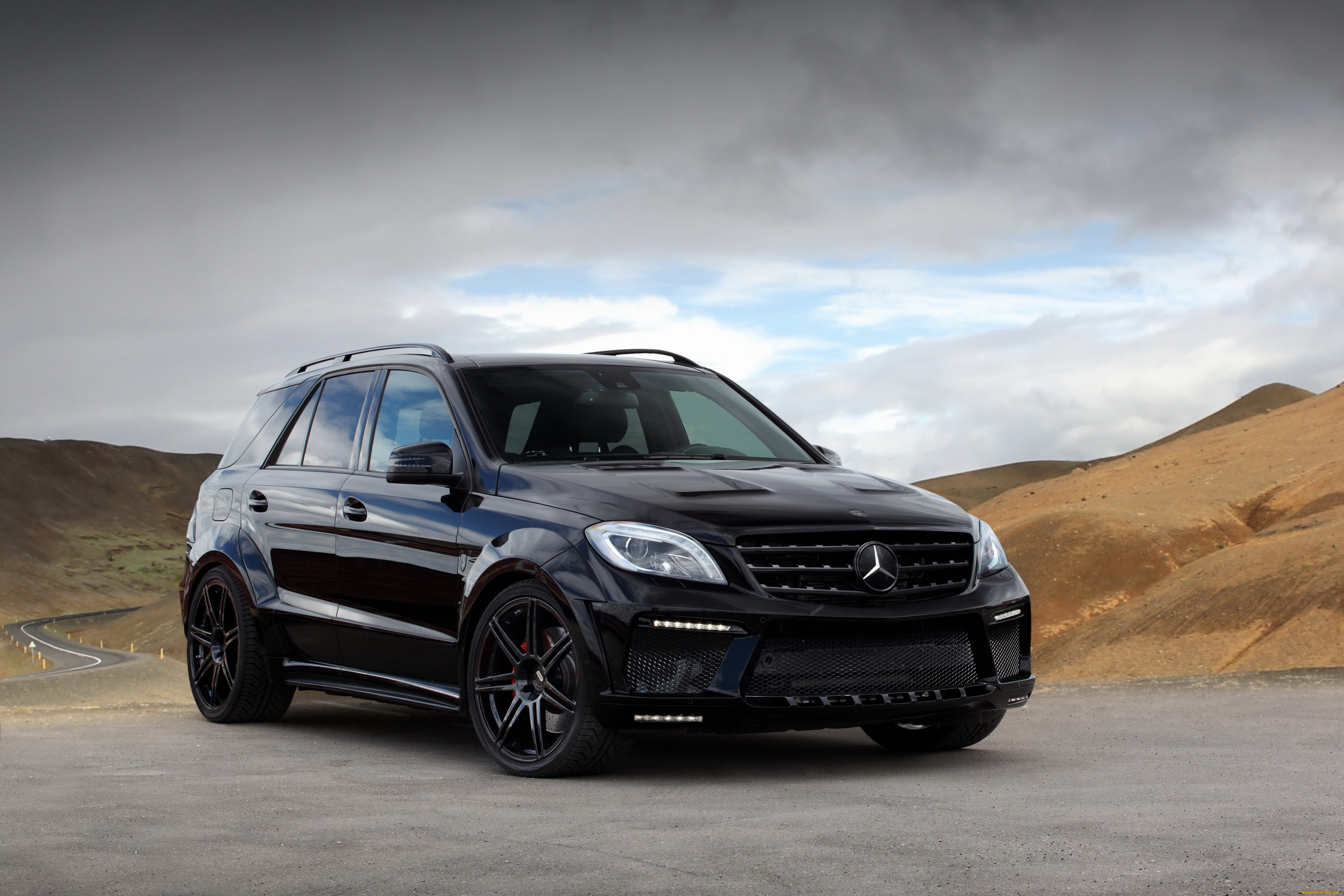 2013, mercedes, benz, ml, 63, amg, inferno, автомобили, горы, дорога, мерседес