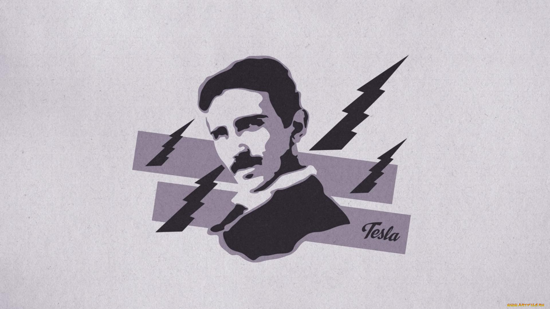 рисованные, люди, man, scientist, nicola, tesla