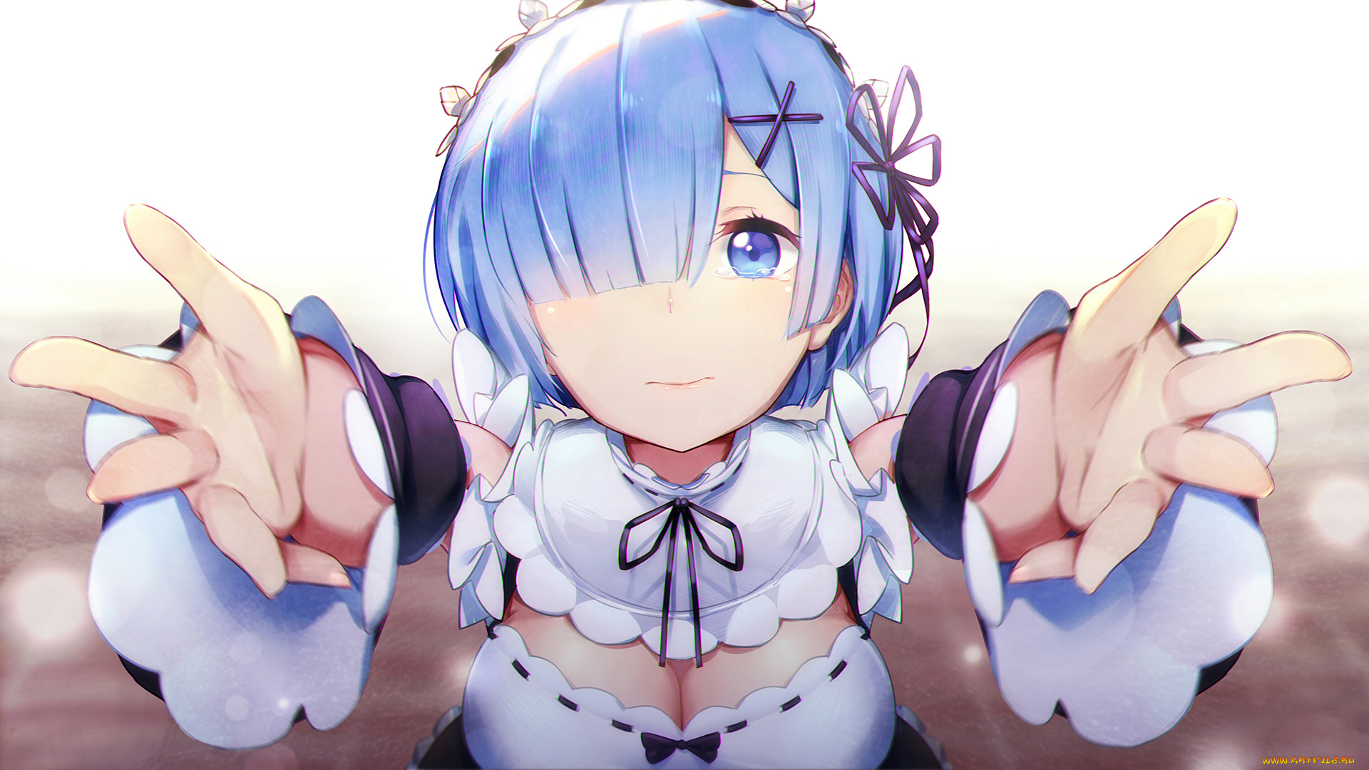 аниме, re, , zero, kara, hajimeru, isekai, seikatsu, рем