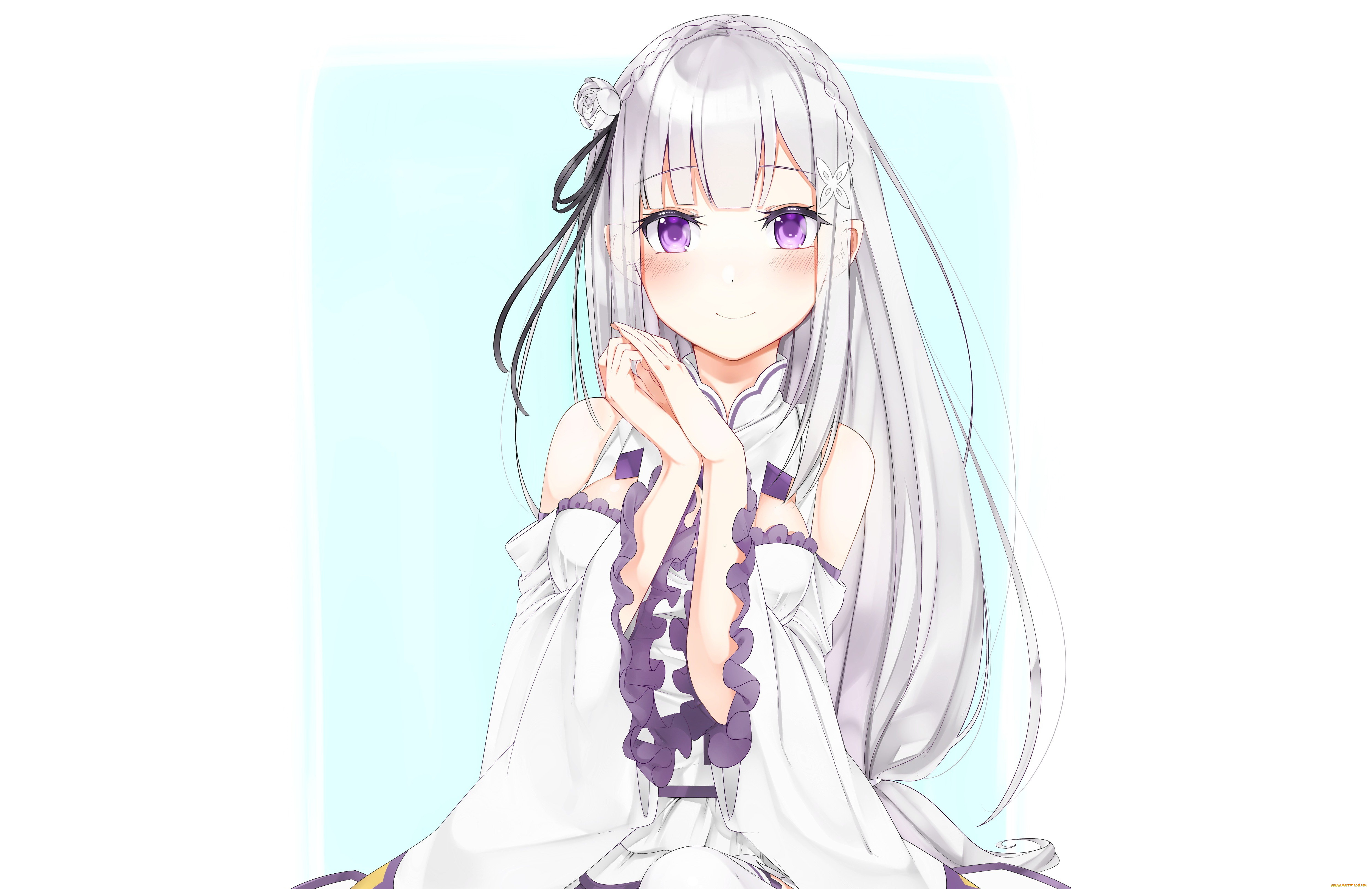 аниме, re, , zero, kara, hajimeru, isekai, seikatsu, девушка