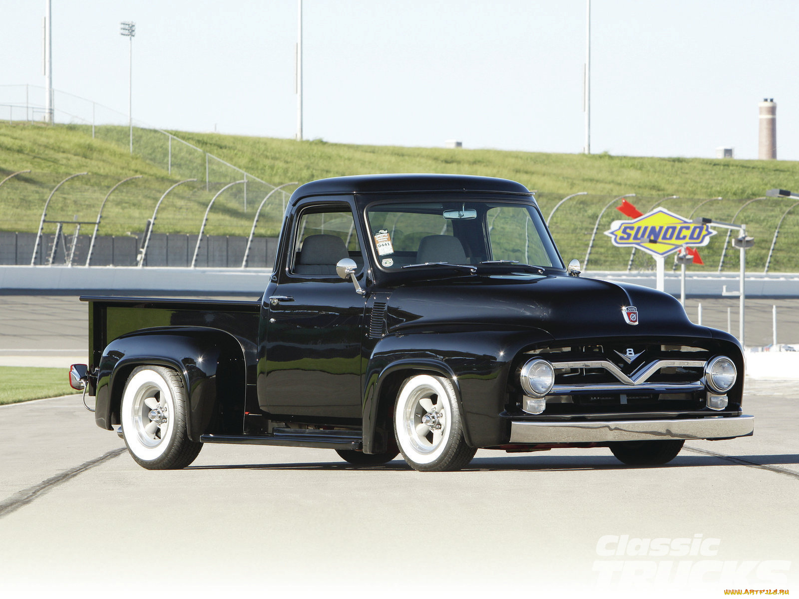 1955, ford, f100, автомобили, custom, pick, up